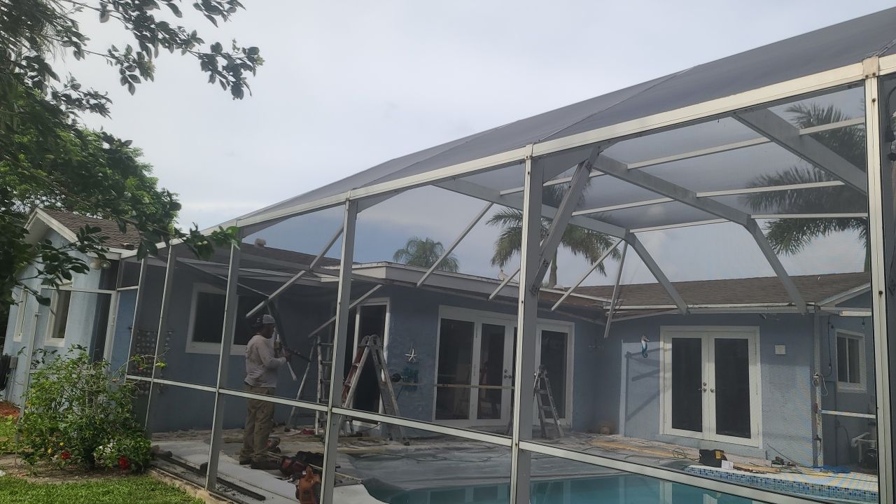Residential Roof Repair and Exterior Soffit Renovation in Boca Raton by Aastro Roofing