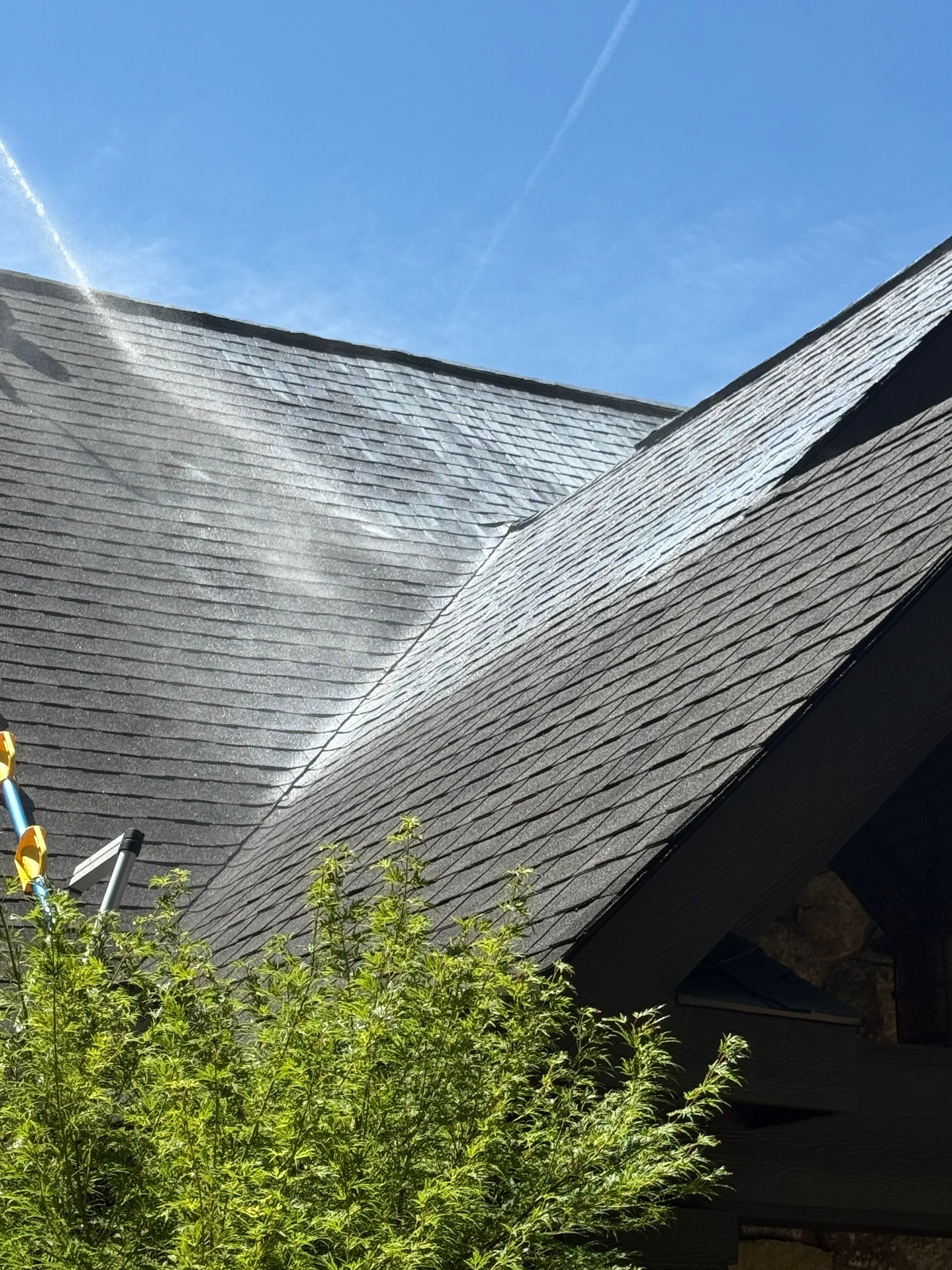 Asphalt Shingle Roof Rejuvenation and Cleaning in Mill Spring by Bright Home Connections