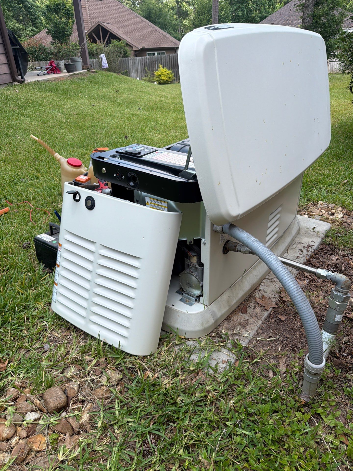 Generac Standby Generator Maintenance and System Testing in Willis, TX by GenTex Elite Services