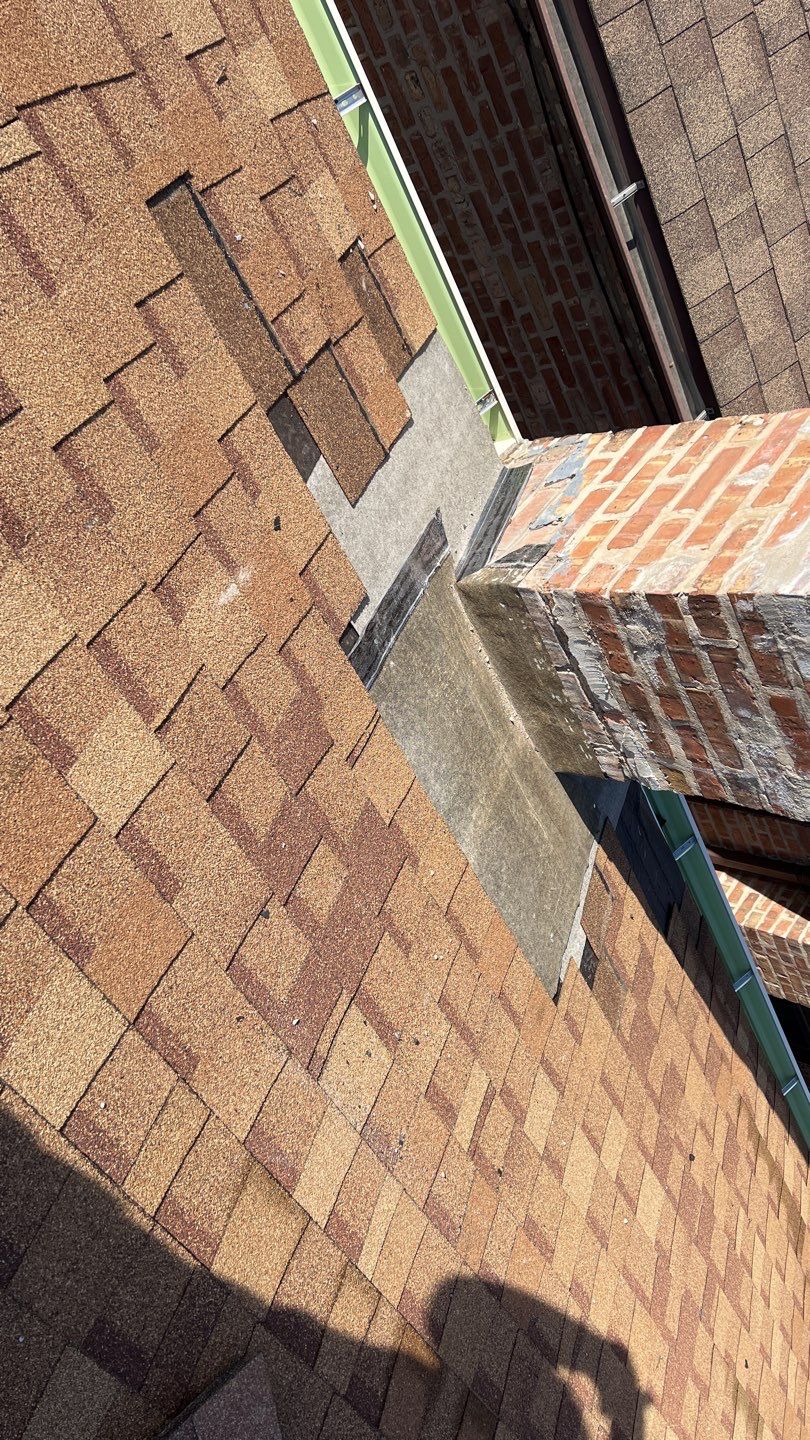 Chimney flashing repair. by Pro Home Services Inc