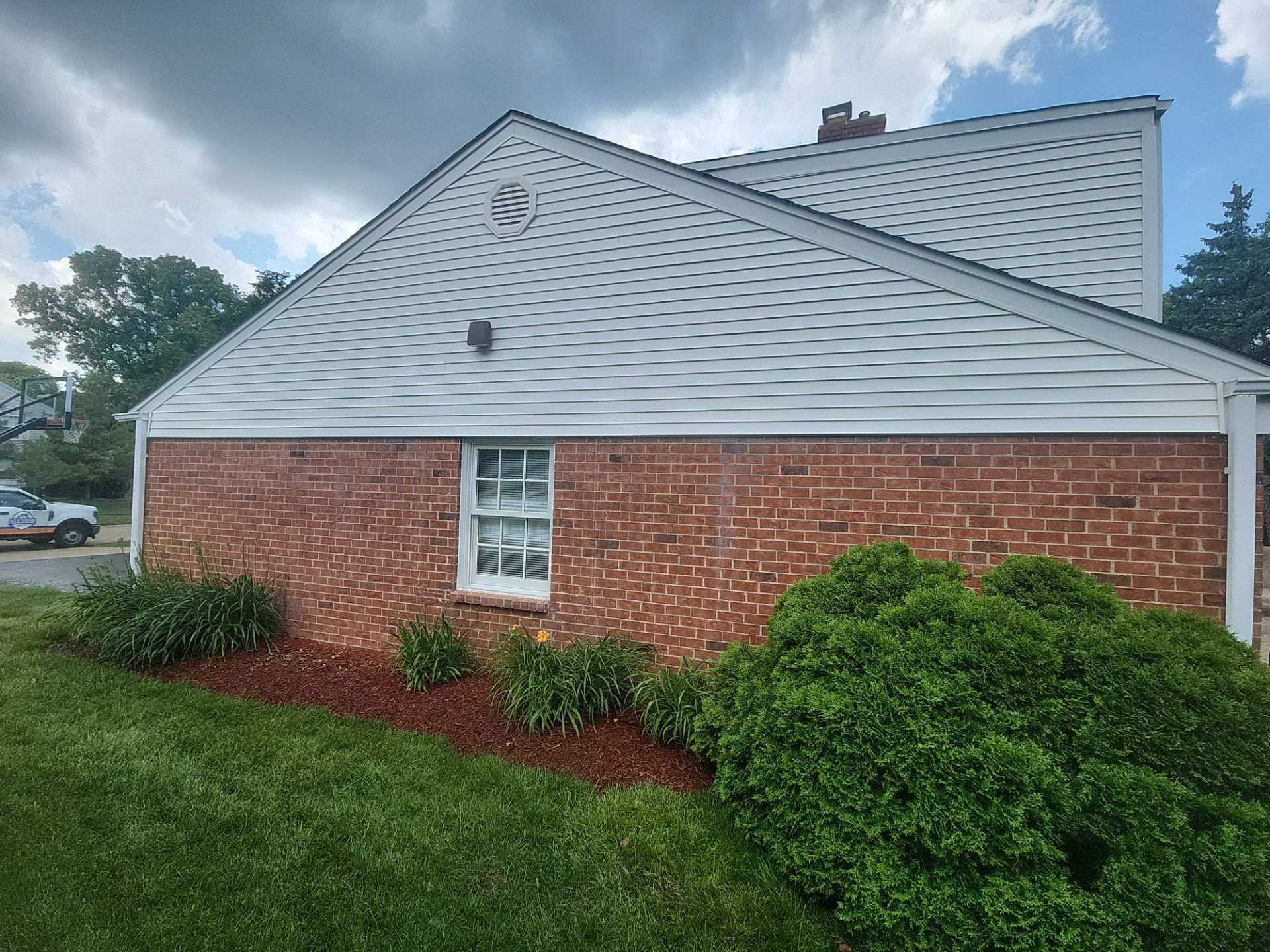 House washing by Northern Power Washing LLC.