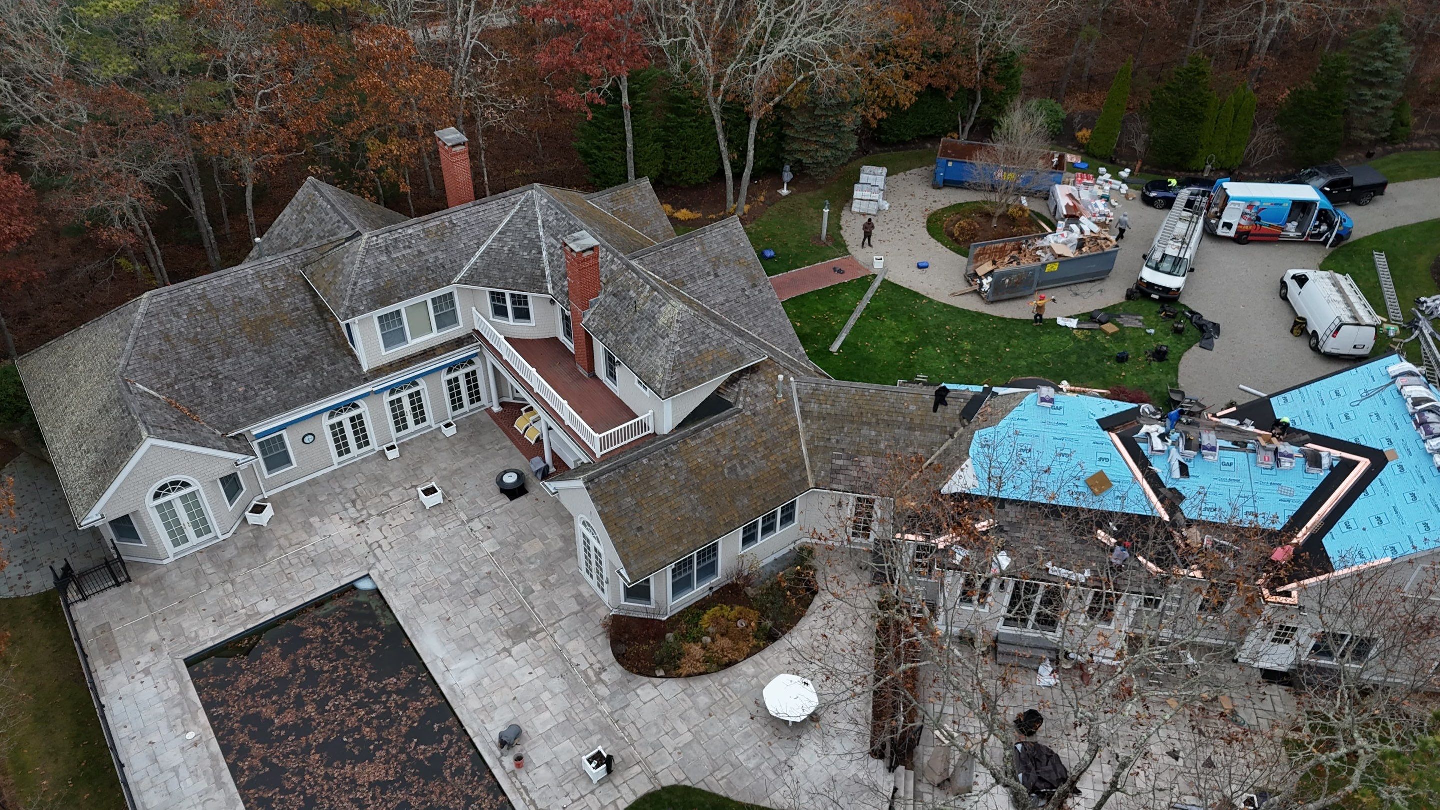 Premium Cedar Shake Roof Replacement Project in Barnstable by Mighty Dog Roofing of Greater Middlesex County