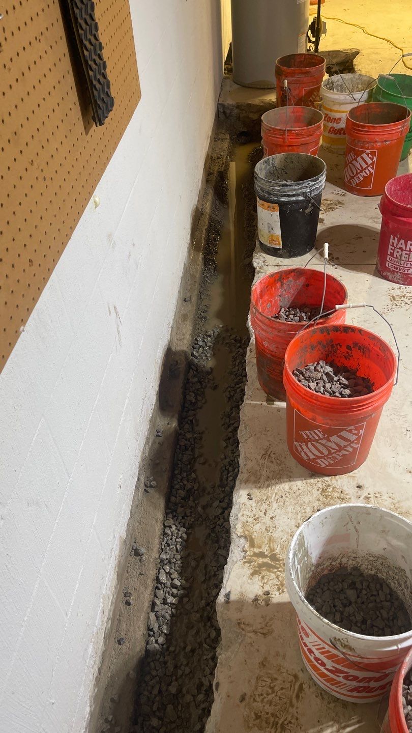 Interior Basement Waterproofing System by Toledo Basement Repair