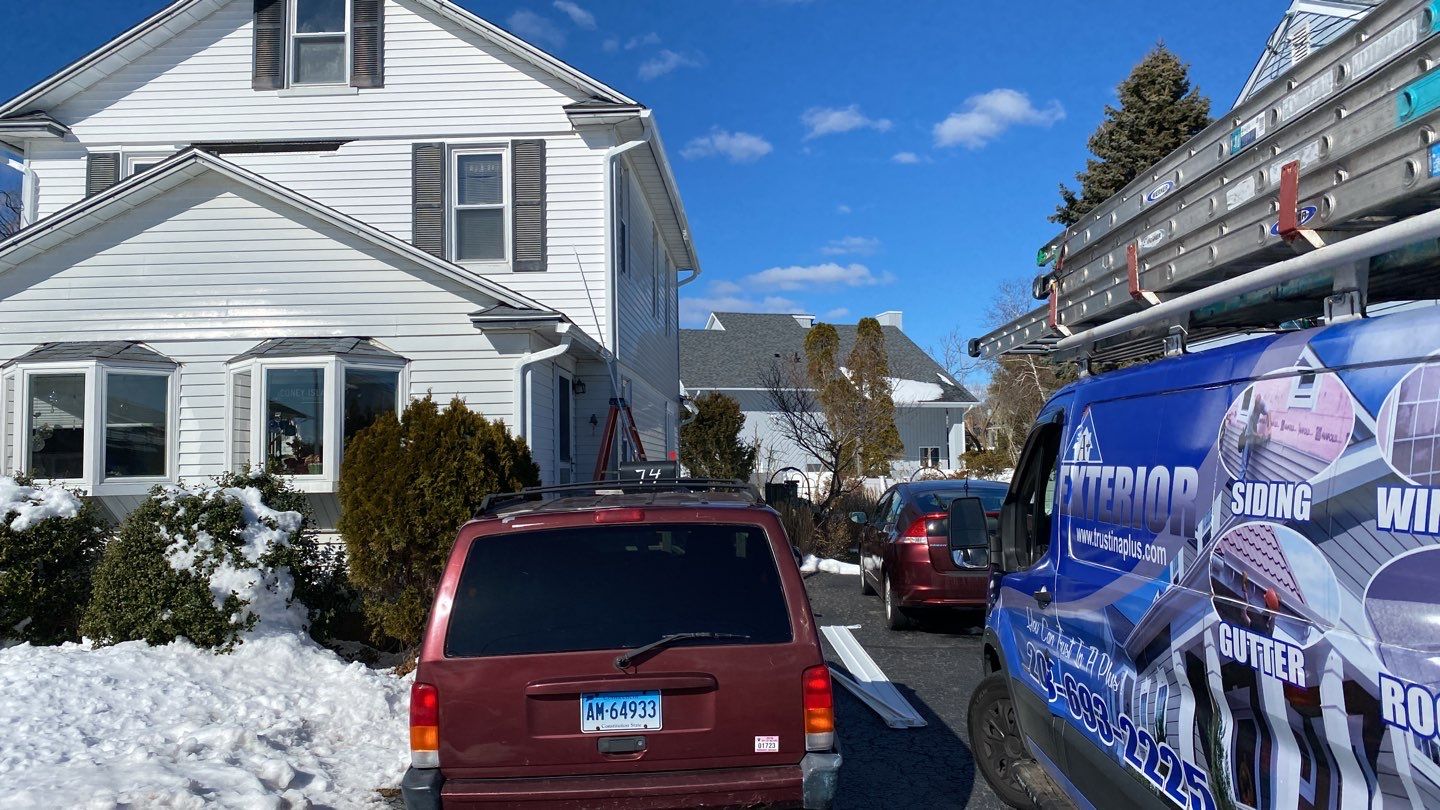 Residential Roofing Installation using Owens Corning Duration Slatestone Gray by A Plus Exterior