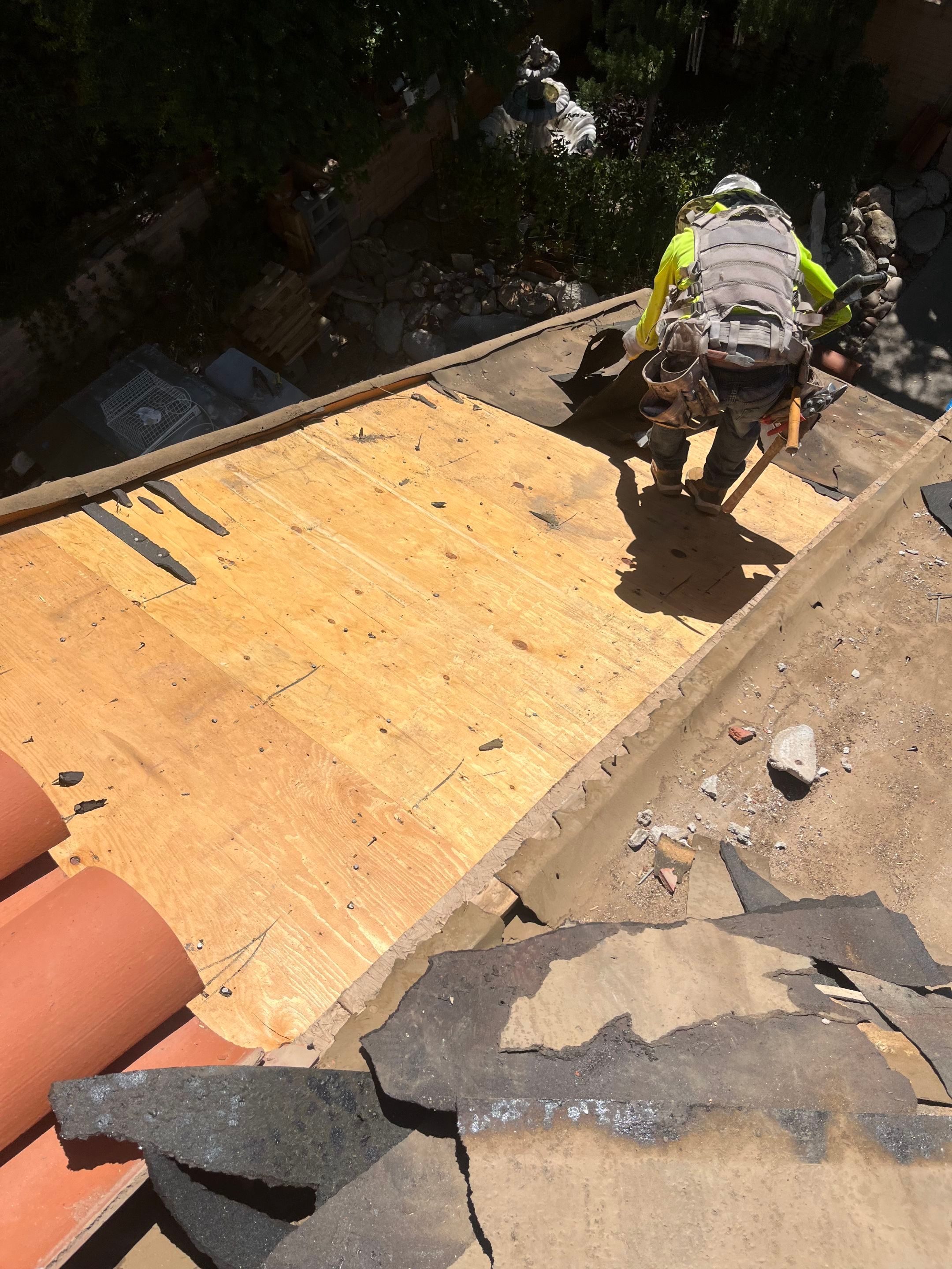 Residential Tile Roof Replacement and Decking Repair in Tucson- 85718 by West Coast Roofing AZ
