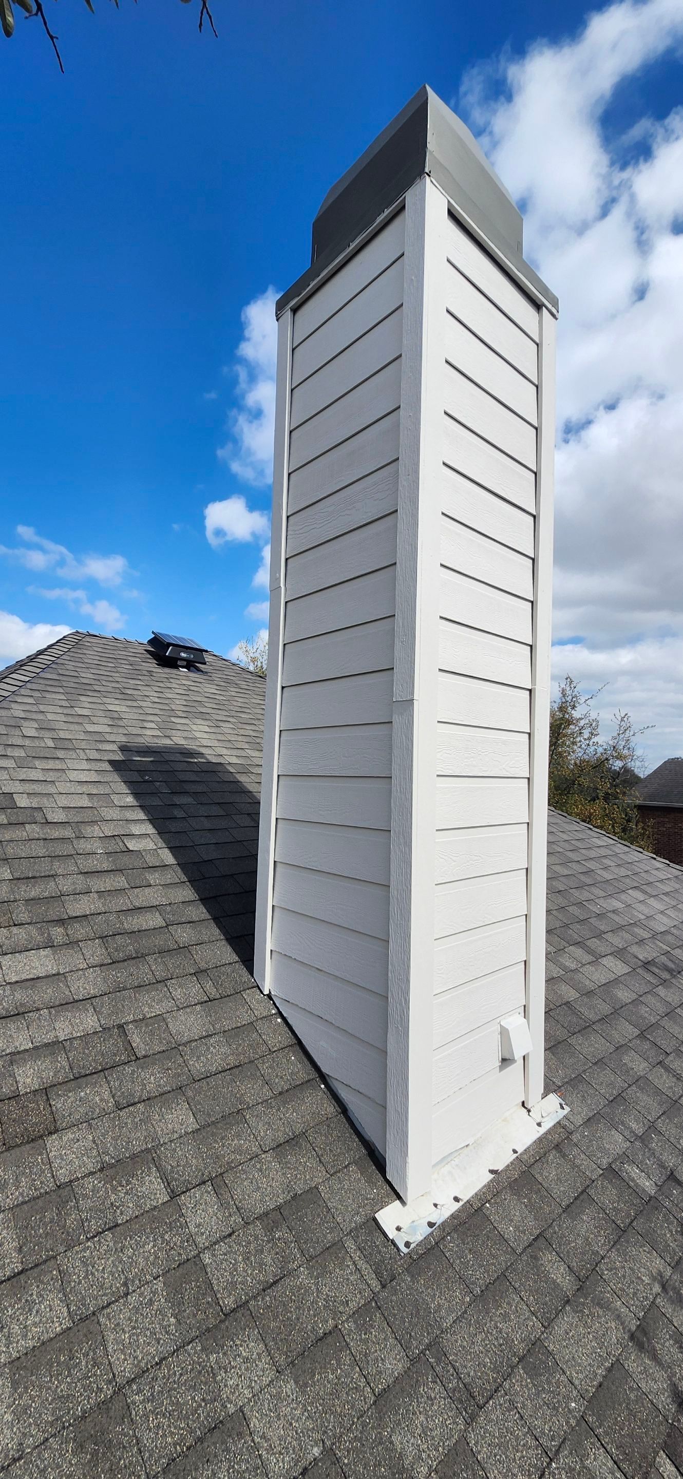 Residential Roofing Replacement, Chimney Repair and OSB Decking Repair in Austin by Caliber Restoration LLC