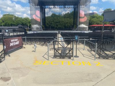 Red Hat Amphitheater Striping Job