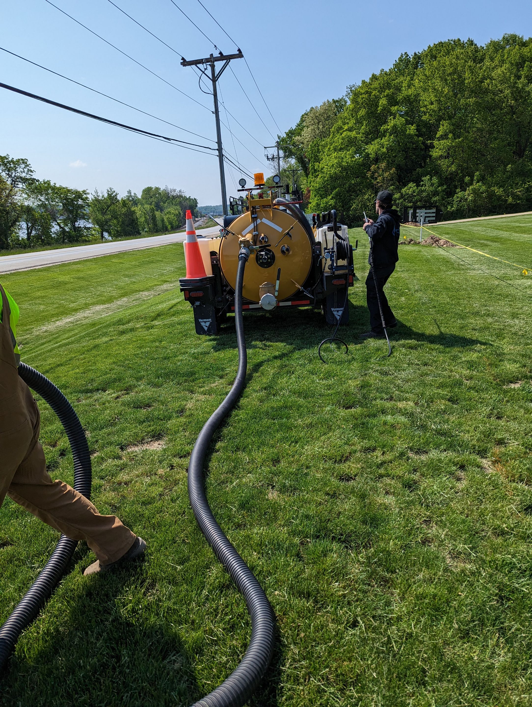 Fence / Retaining Wall using Block then parge by ACE Waterproofing & Basement Solutions