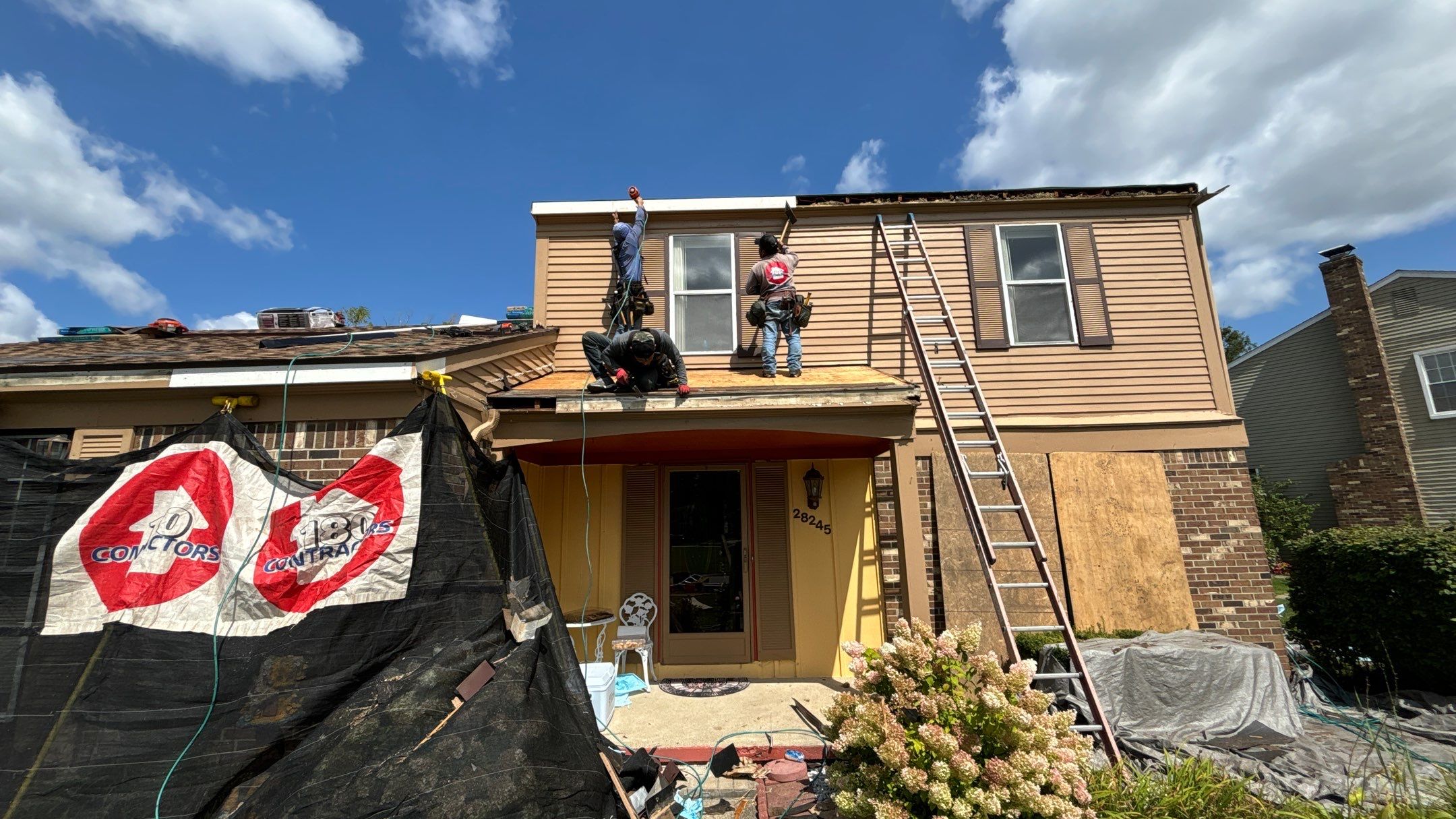 Roof Replacement using CertainTeed Landmark by 180 Contractors