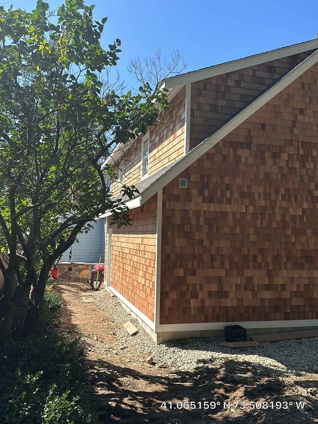 Siding Installation using Wood Shake by A Plus Exterior