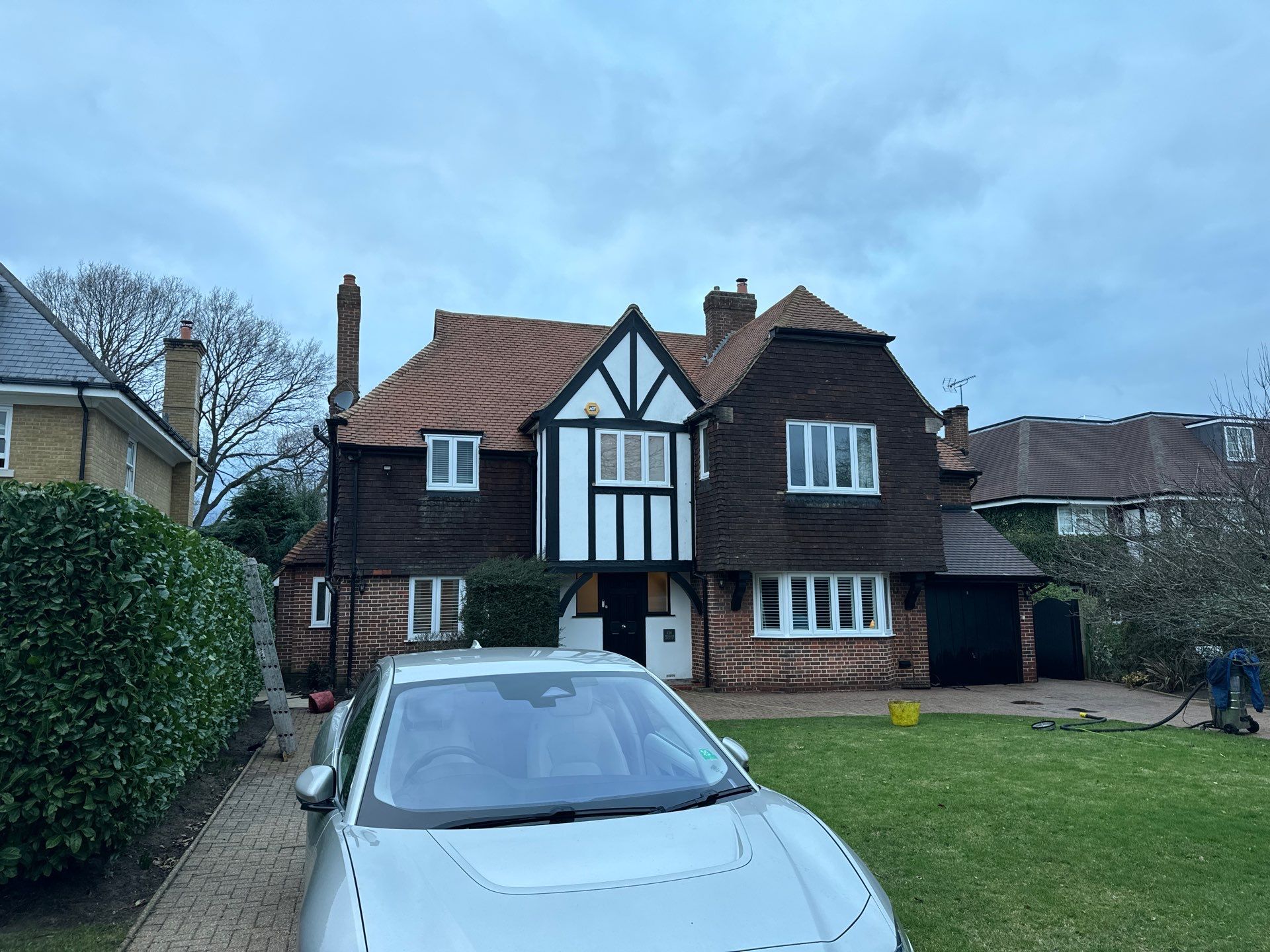 Roof and Patio Cleaning using Honda 15lpm Low Pressure Washing Machine by Ges Exterior Cleaning ltd