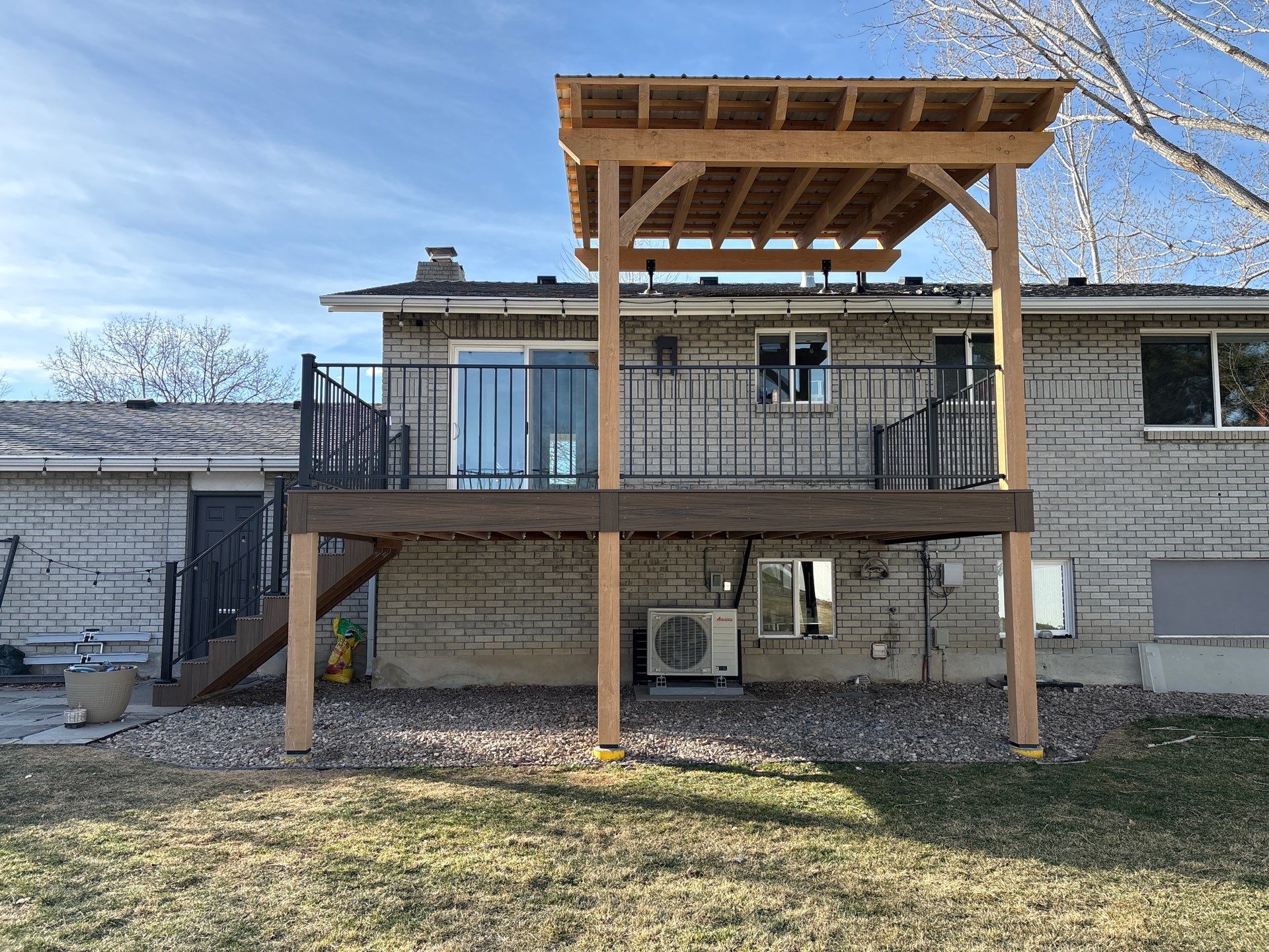 Custom Covered Deck by SAGE Decks