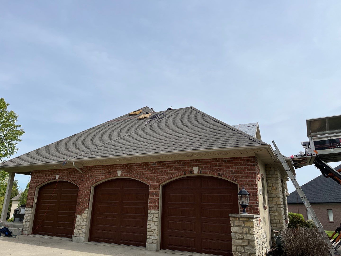 Residential Roofing Installation using GAF Timberline HDZ Weathered Wood by Nitro Roofing and Construction