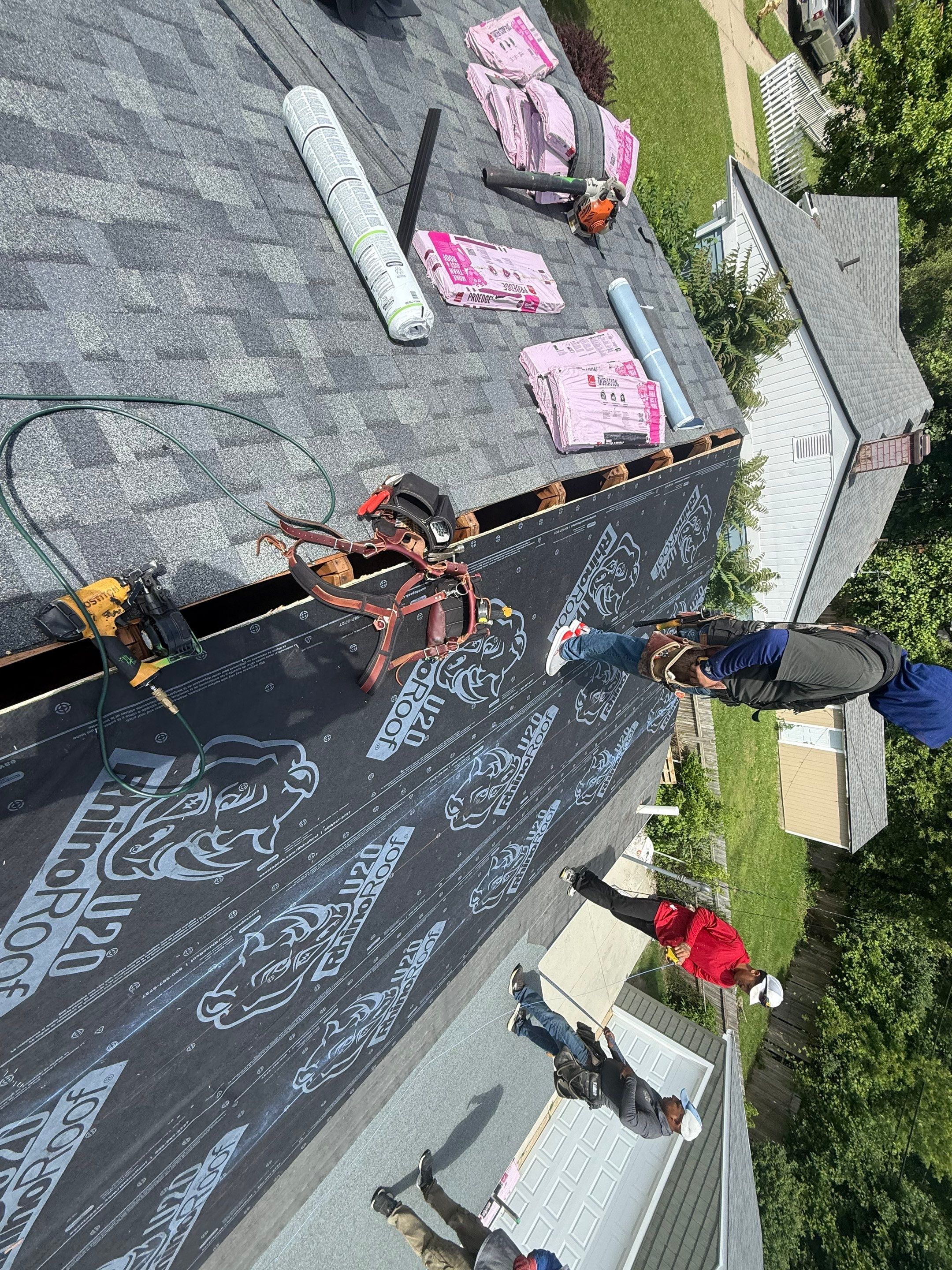 Roof Replacement using Owens Corning Tru Definitions by 180 Contractors