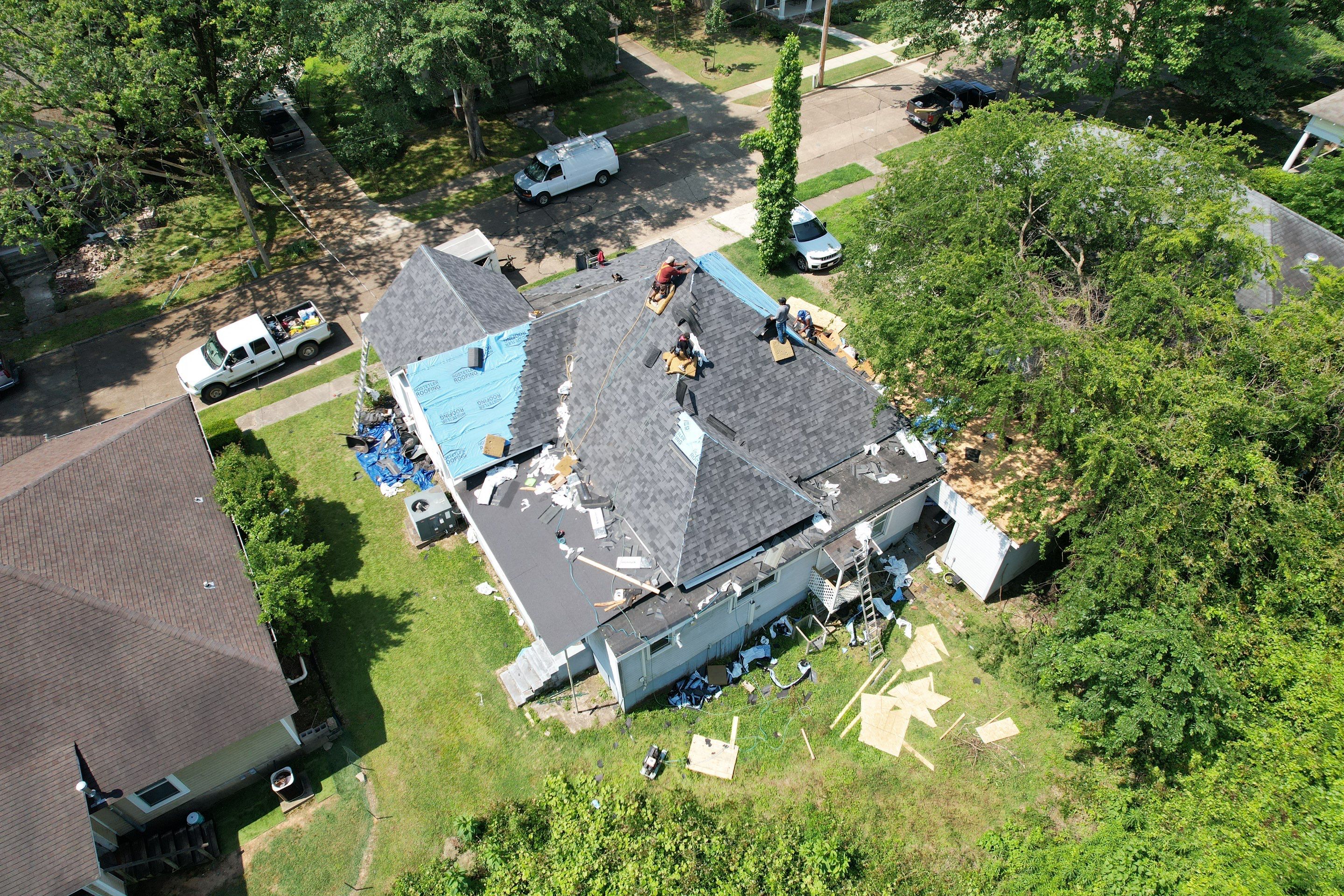 Residential Shingle Reroof using Malarkey Vista by Hostetler Roofing