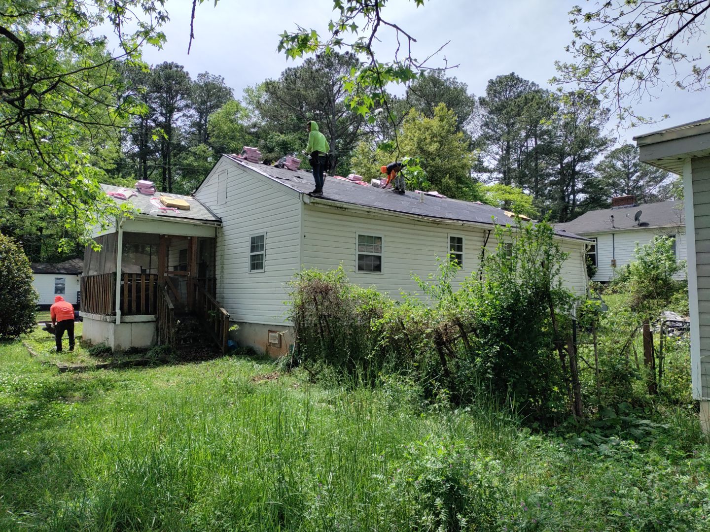 Residential Roofing Installation using Owens Corning by Inspector Roofing and Restoration
