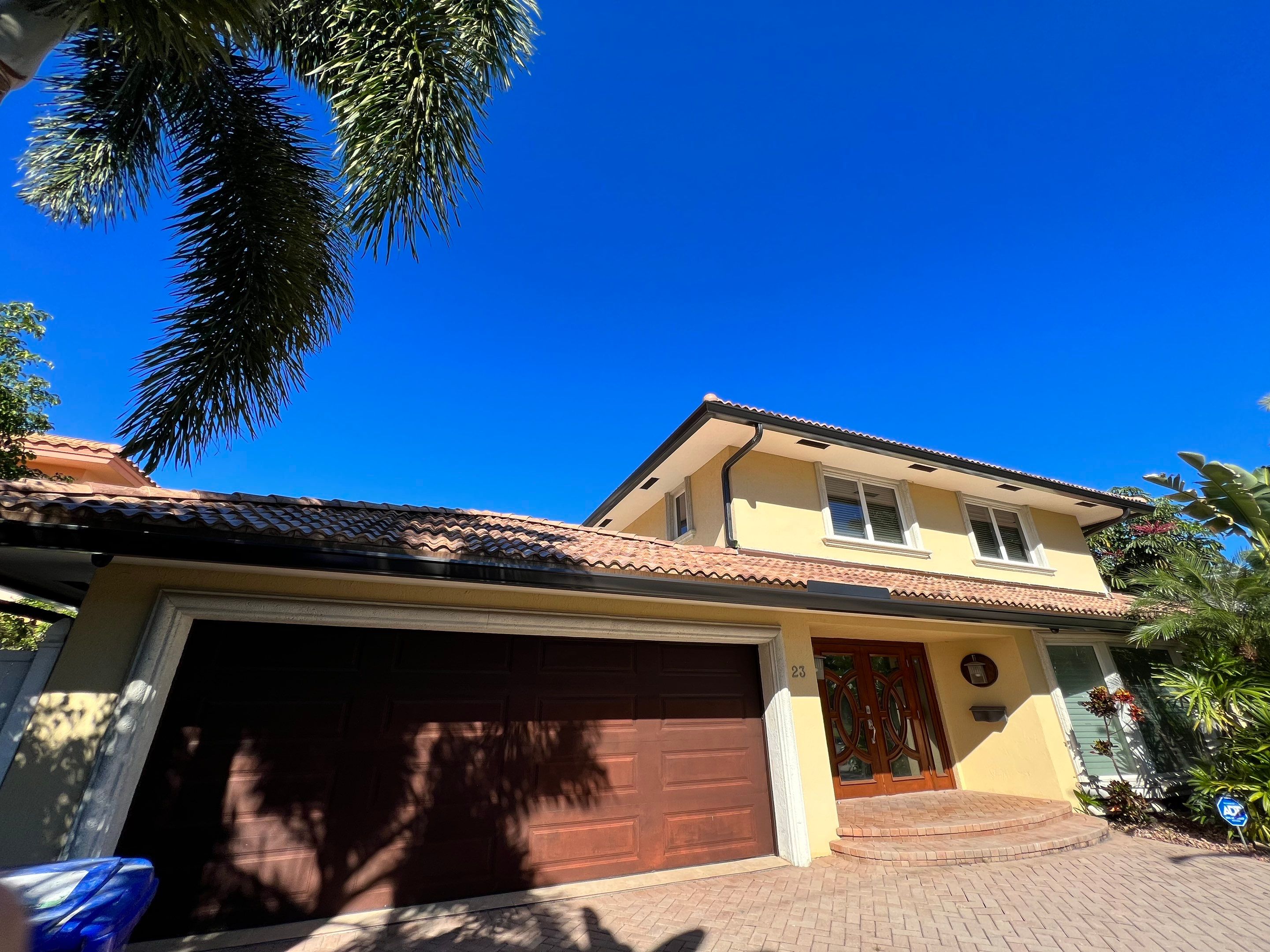Residential Roofing Installation using Brava Spanish Tile in Mocha Sand by International Roofing