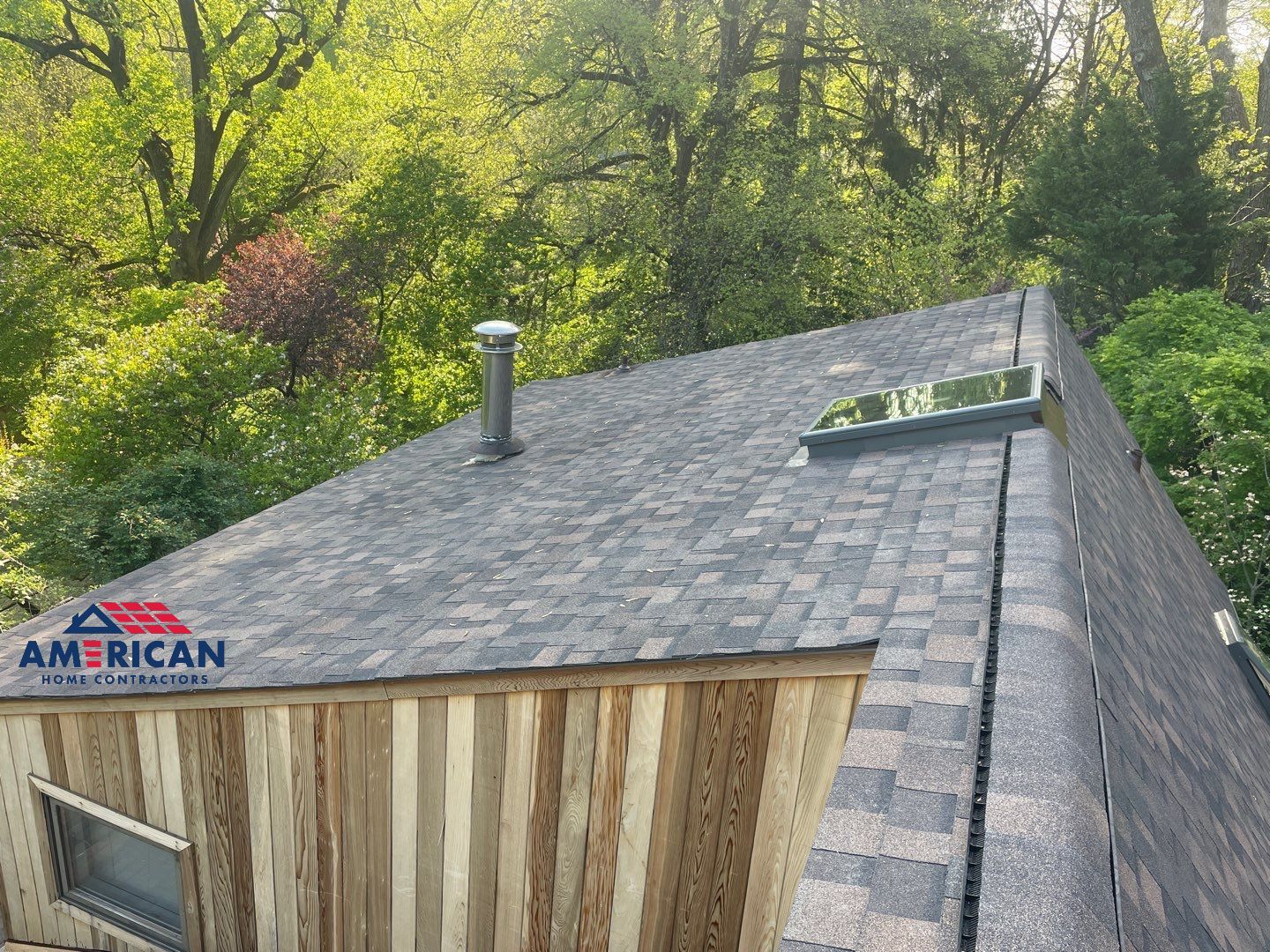 Roof Replacement w/ Skylights in Baltimore, MD (IKO Dynasty) by American Home Contractors