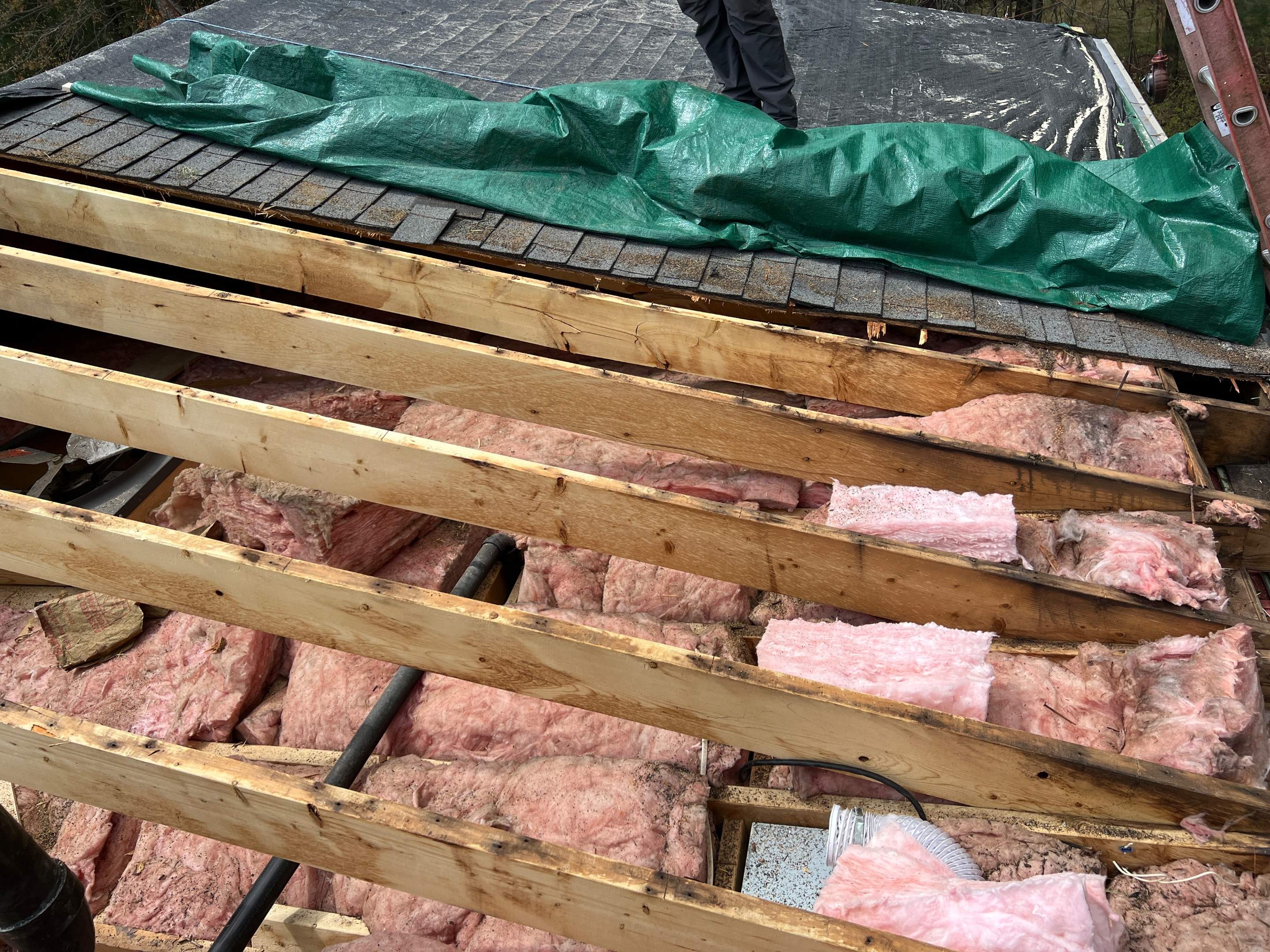 Tree Damage/Roof Repair by Chagnon Building & Remodeling LLC