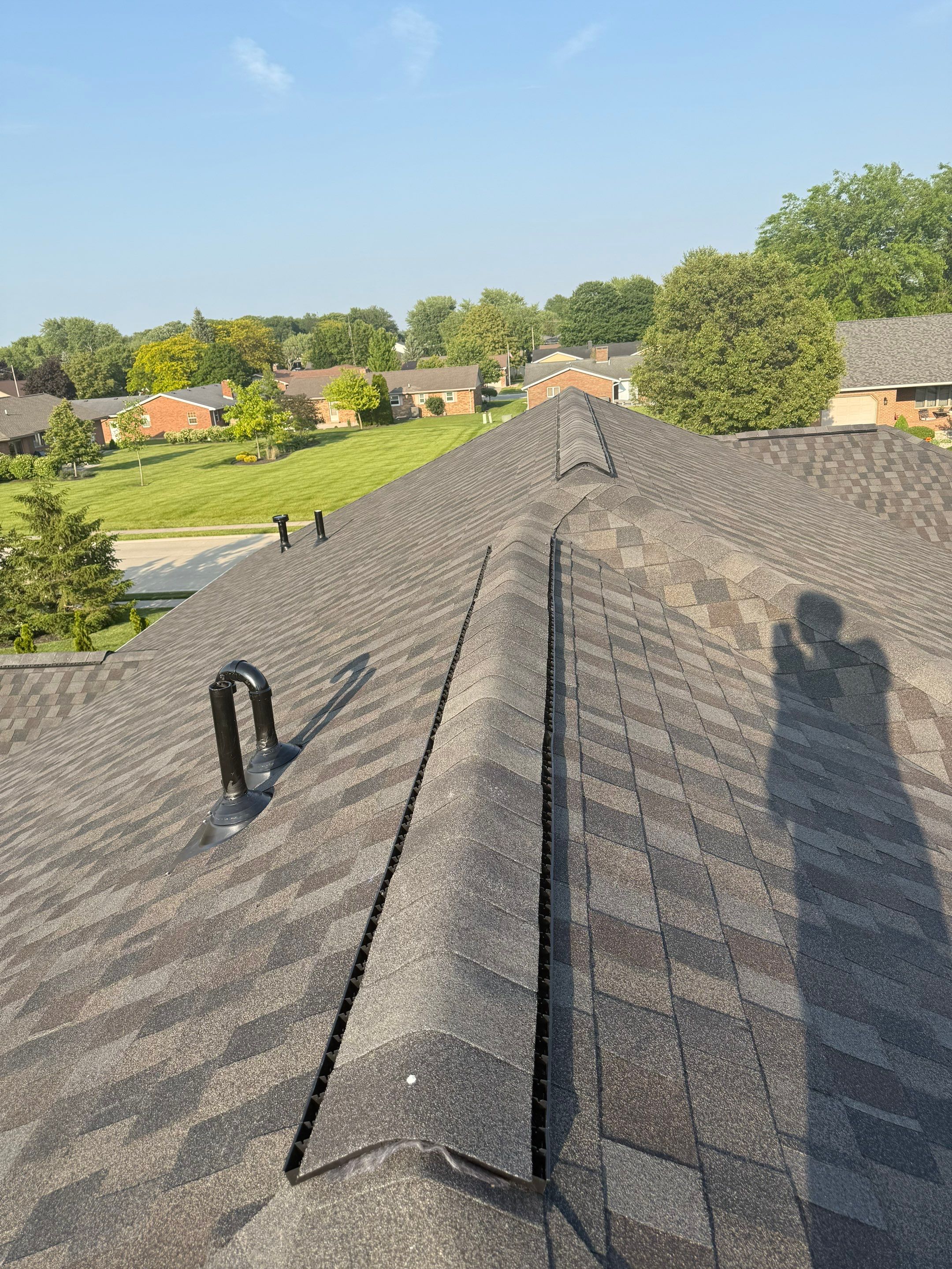 Residential Roofing Installation using GAF Timberline HDZ Appalachian Sky by Nitro Roofing and Construction