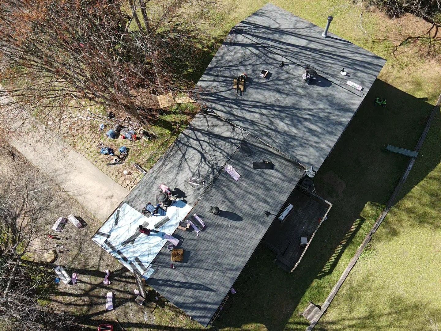 Residential Roofing Installation using Owens Corning by Inspector Roofing and Restoration