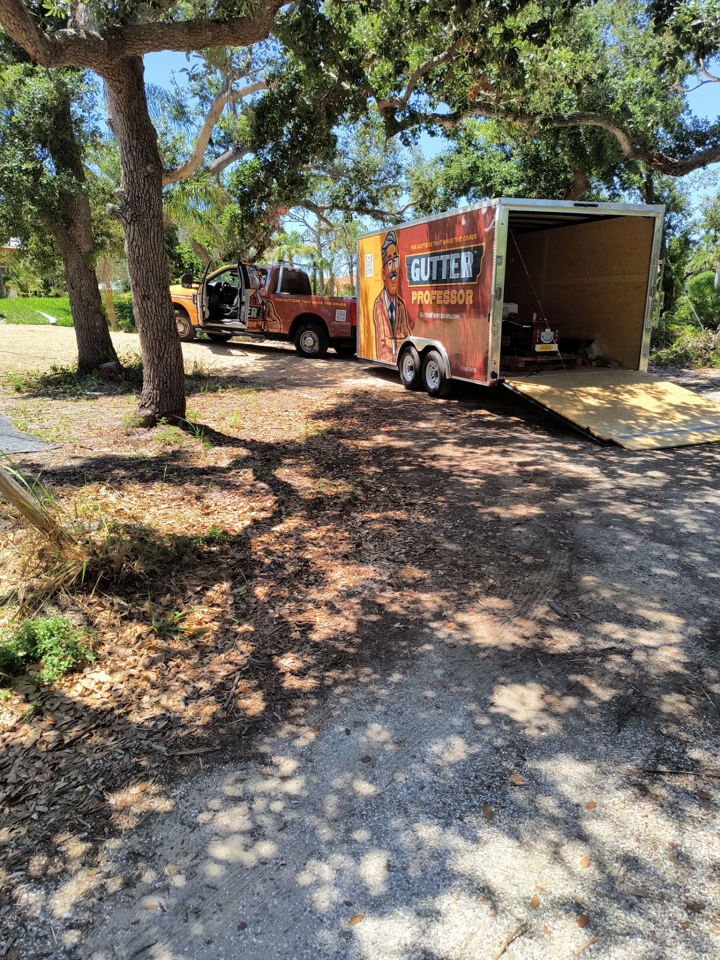 Half-Round Aluminum Gutters in Nokomis FL by Gutter Professors