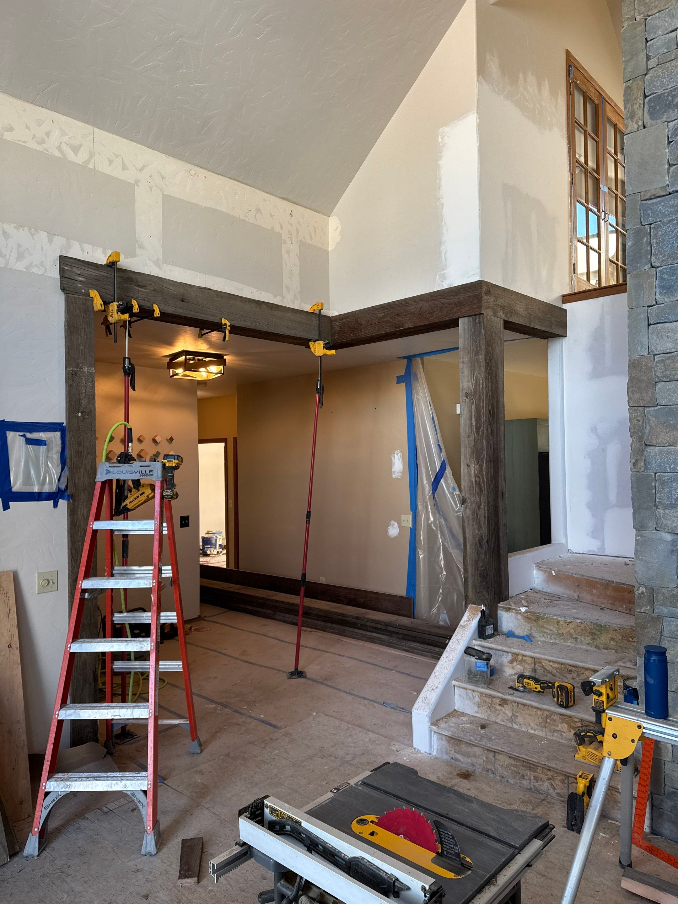 Renovation Project in Big Sky by Blue Room Construction LLC