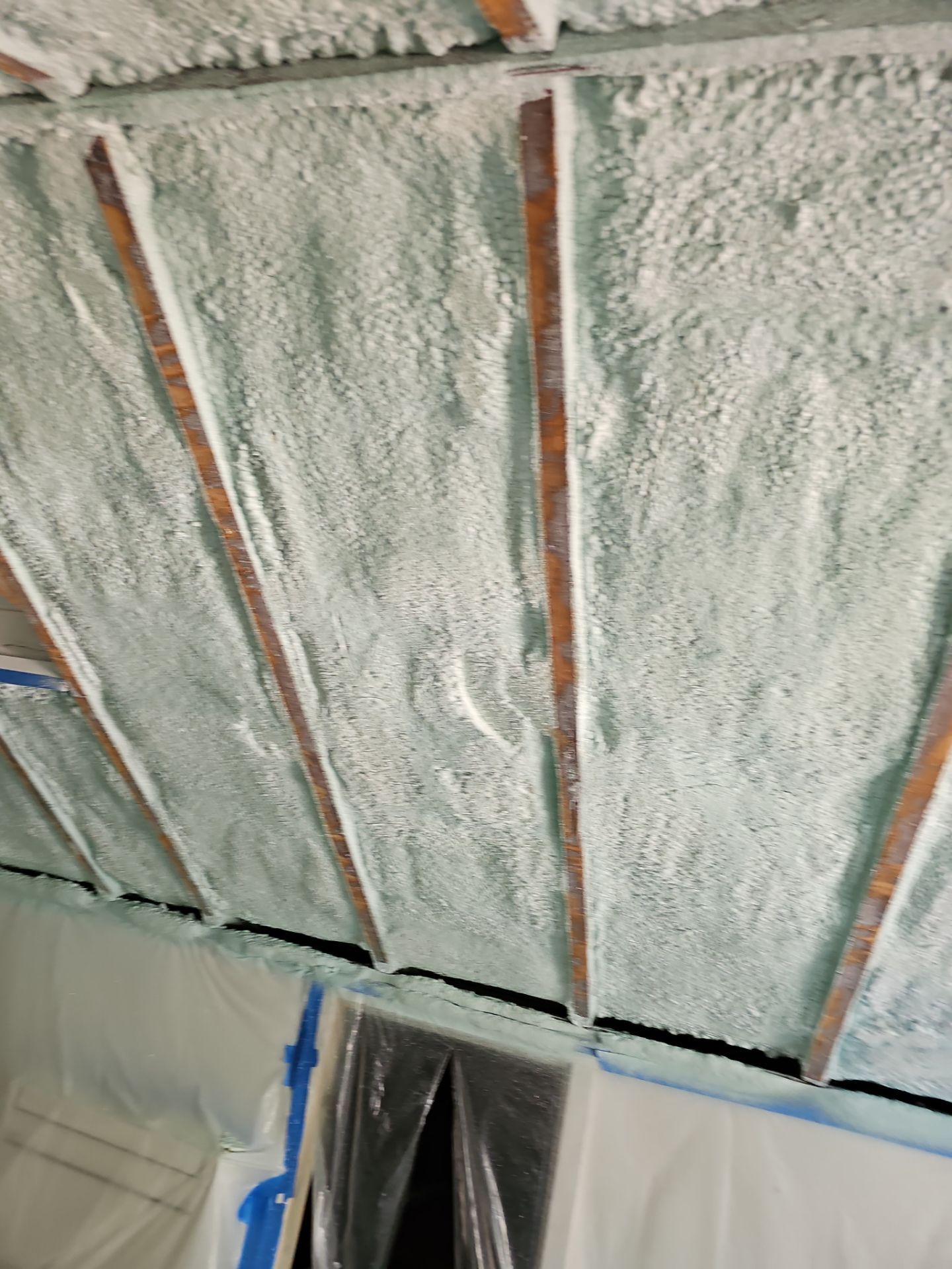 Attic Insulation using open cell spray foam by NYS Foam & Energy