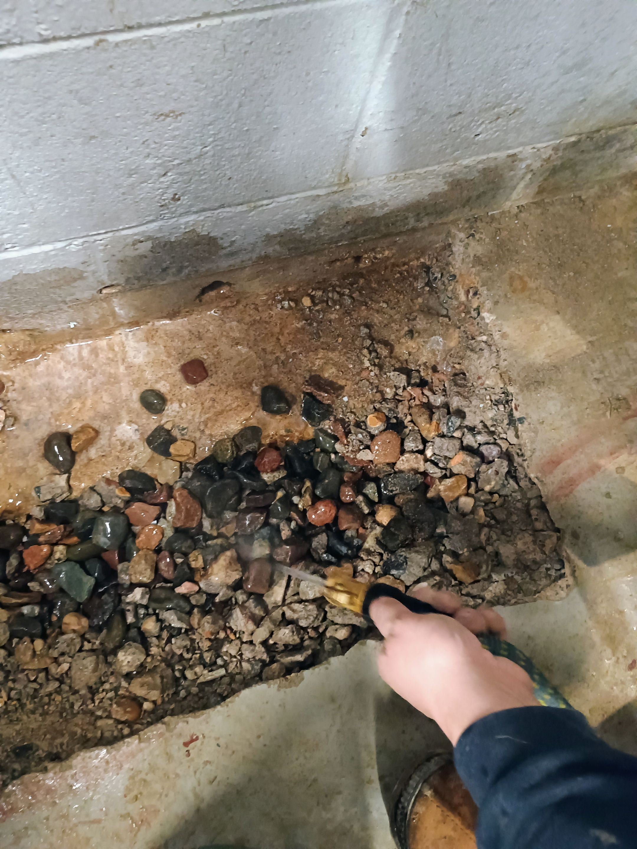 Depressurizing Denny's Basement Wall by Waterproofing Northeast