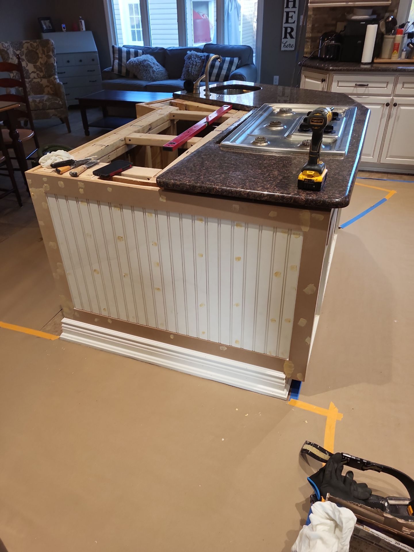 Custom Island Remodel by Spectrum Painting, LLC