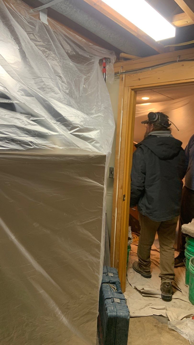 Drain tile in Brooklyn Center by Waterproofing Northeast