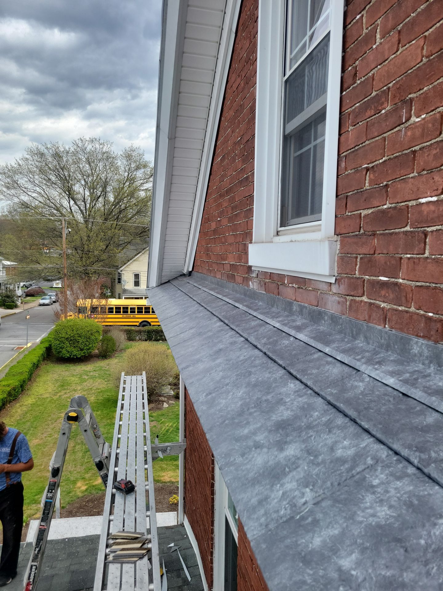 Ironstone Metal Slate Installation by Esh Builders