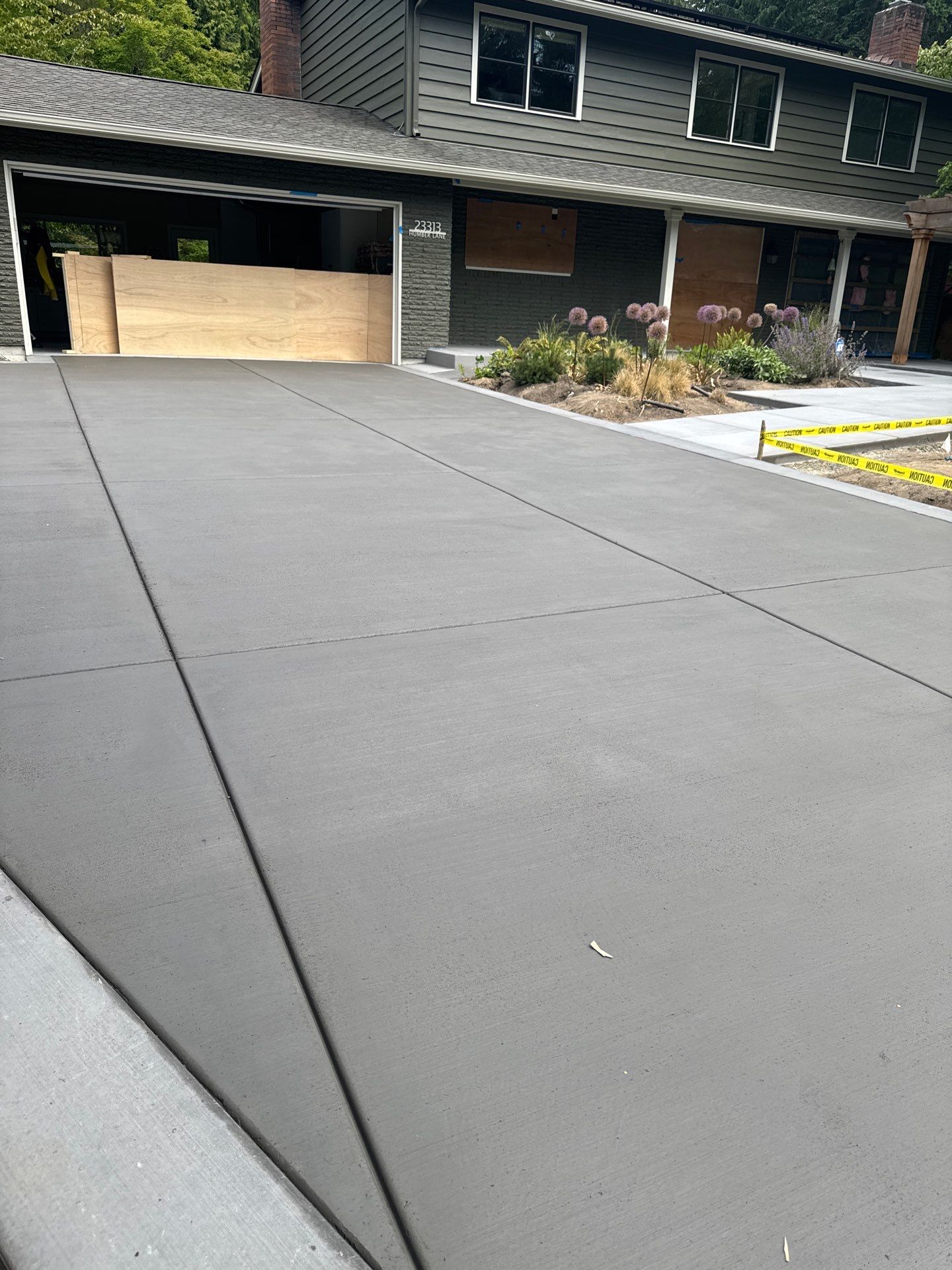 Concrete Driveway Makeover | Edmonds  by Jireh Asphalt & Concrete Inc 