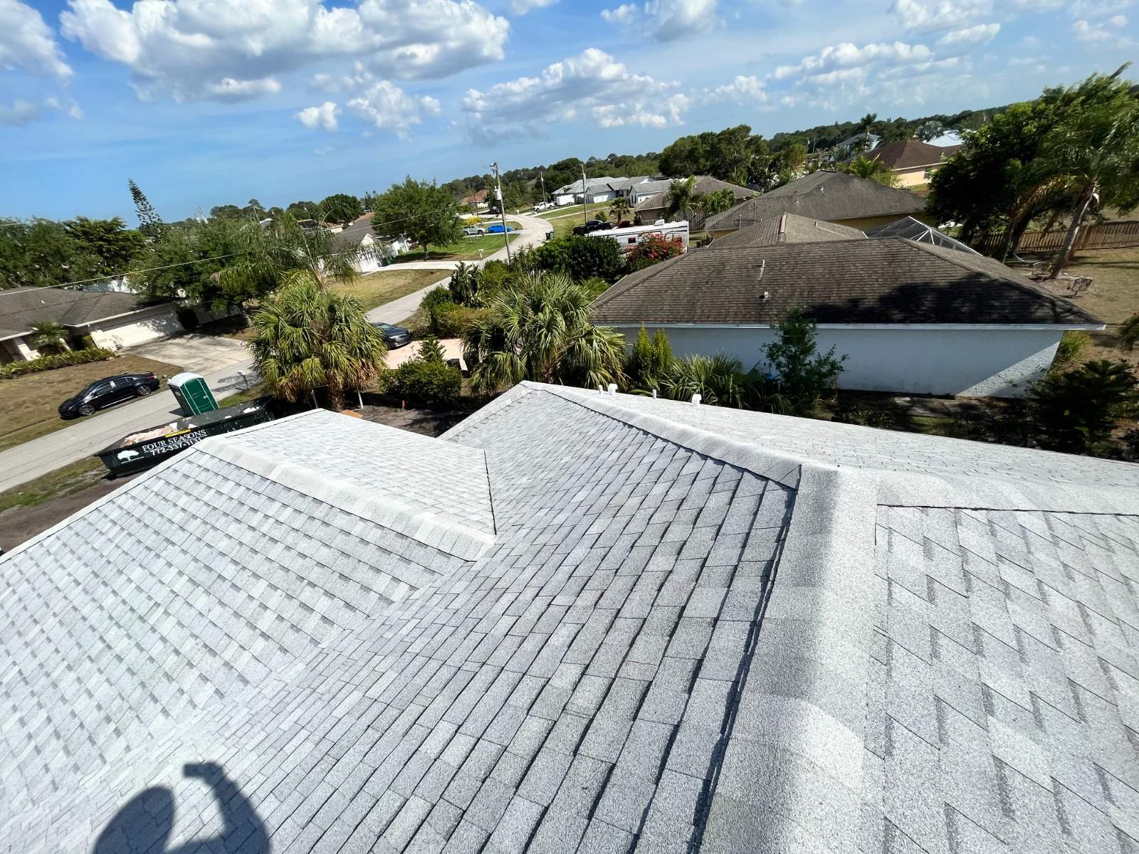 Tamko Heritage Glacier White by Total Roofing System The Metal Roof Experts