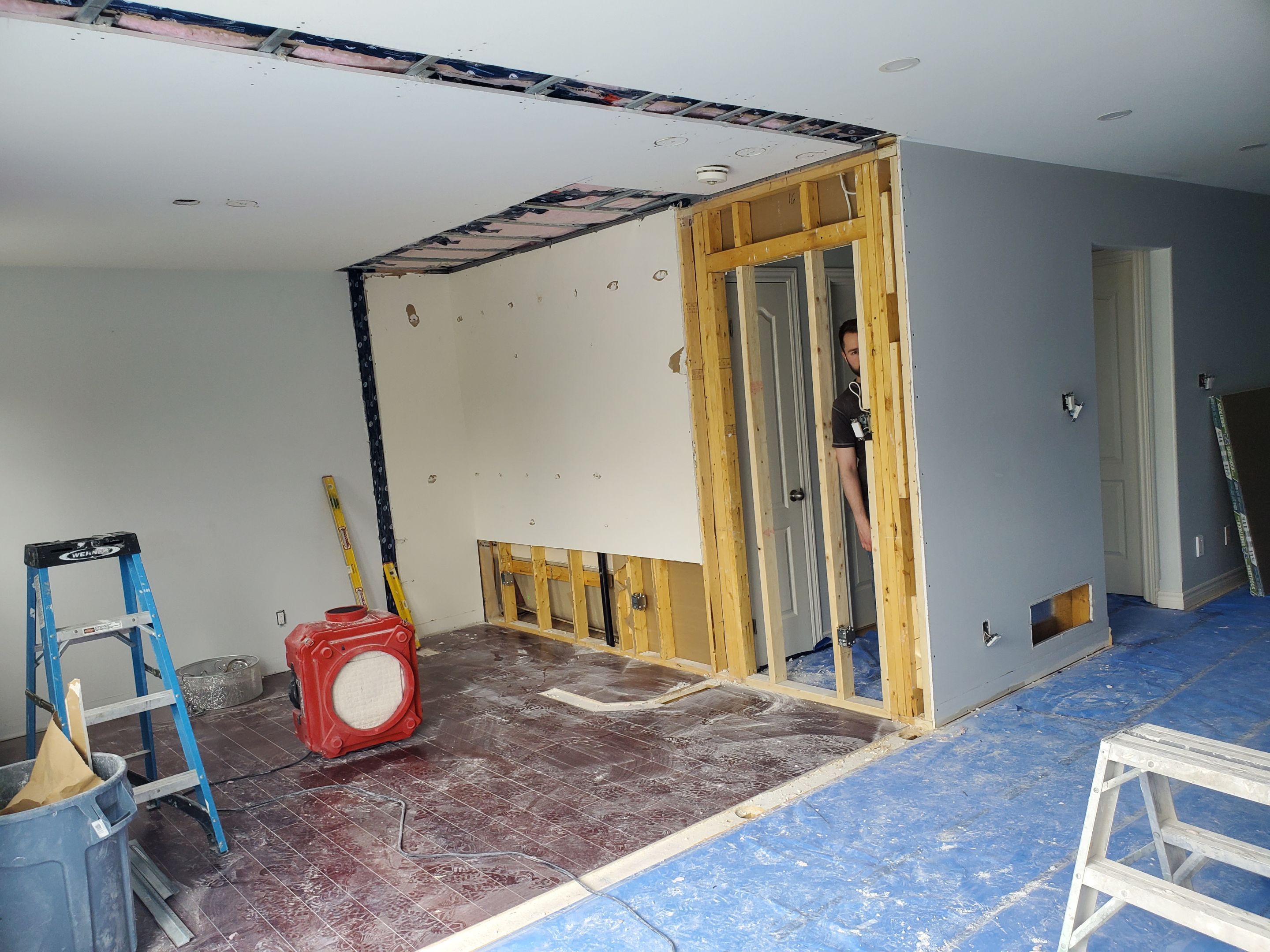 Partition Removal, Painting & Floors by Impact Construction Sudbury