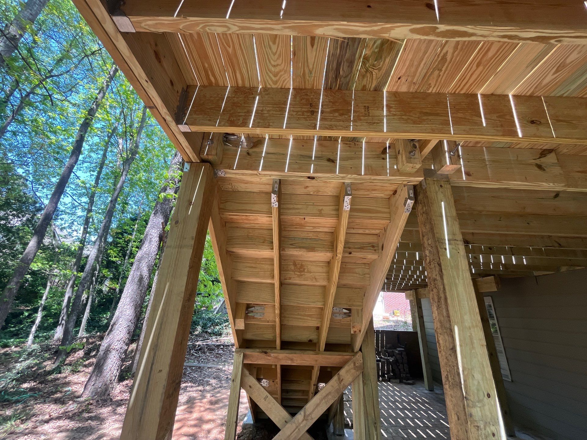 Wood Deck Build in Acworth, GA by Nelson Exteriors 