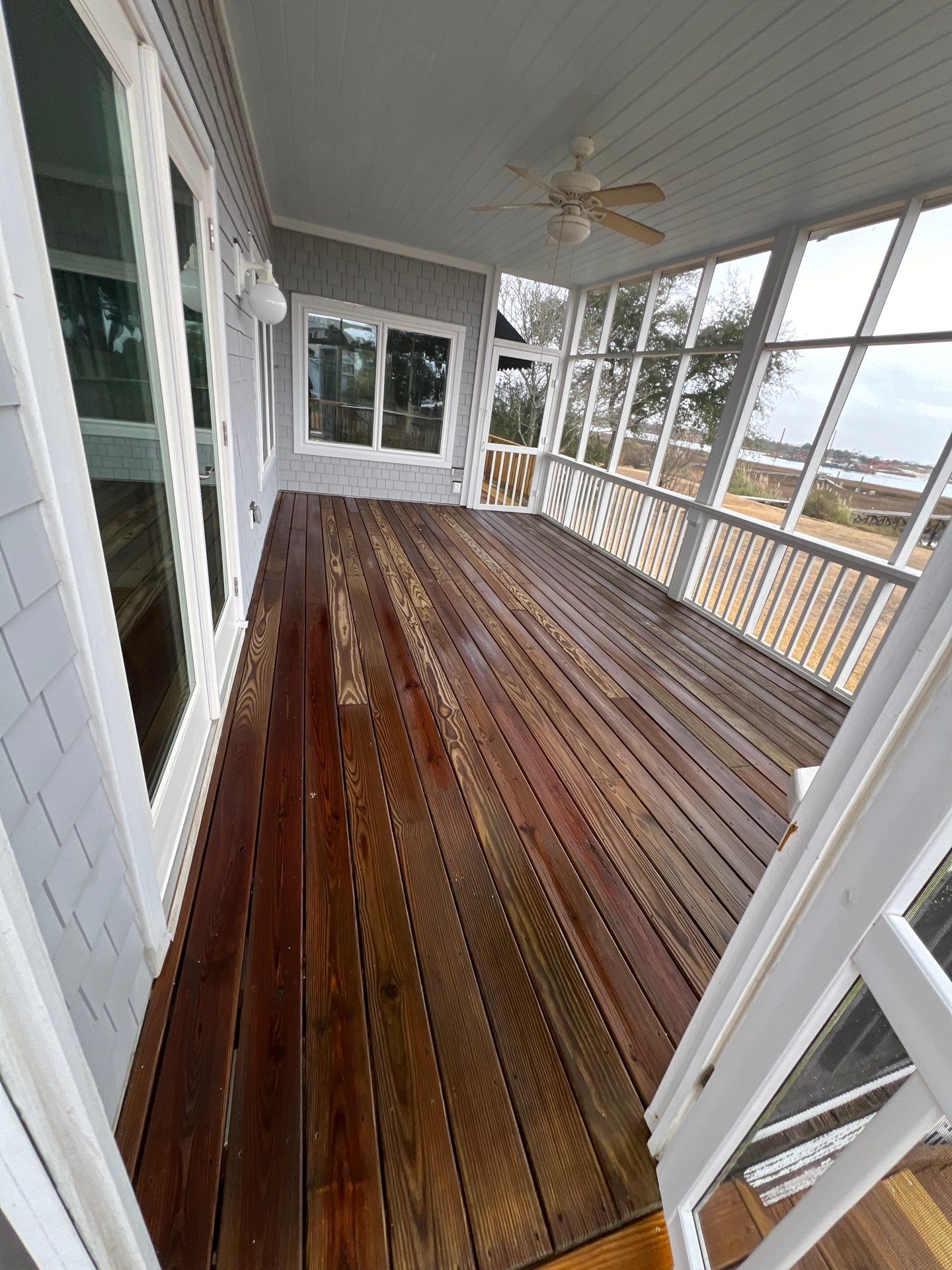 Coated Deck using Wood Sealant by DuraSeal