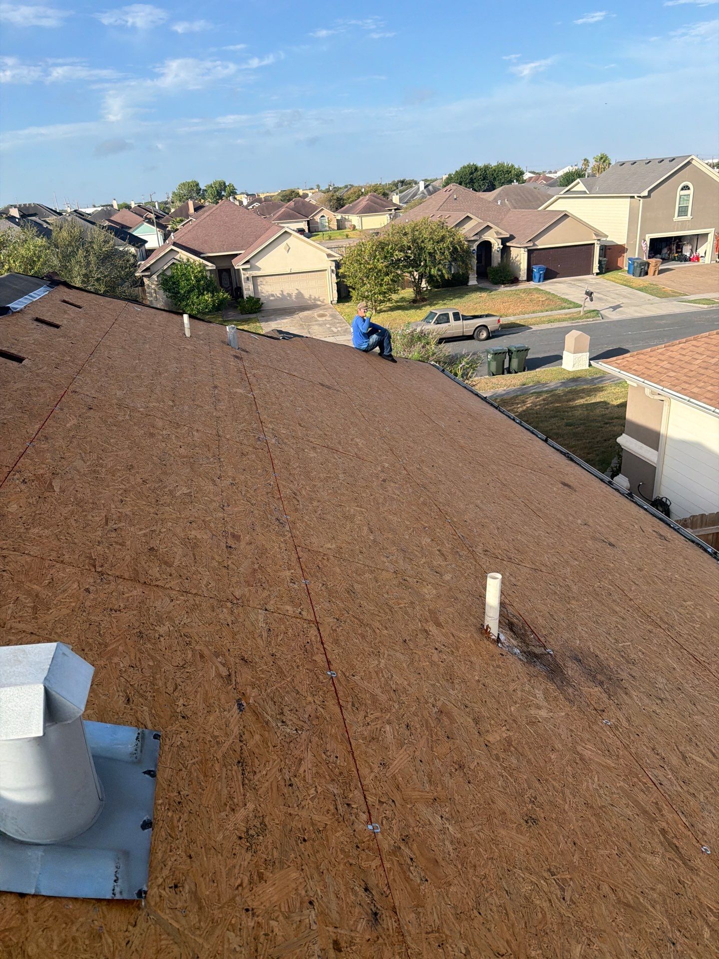 New Roof with better Ventilation  by Bayfront Roofing and Construction