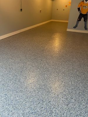 Garage Floor Coating using Steamboat