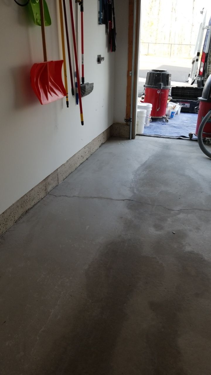 Garage Floor Coating using Penntek in Nightfall by Spectrum Painting, LLC