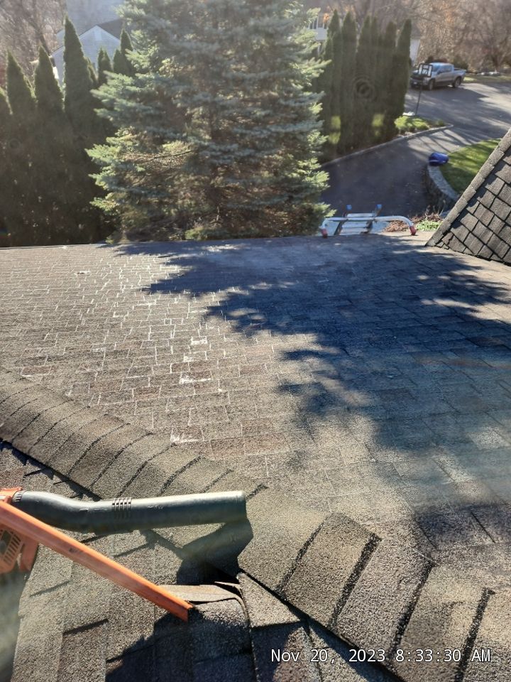 Residential Roofing Installation using Owens Corning TruDefinition Onyx Black by A Plus Exterior