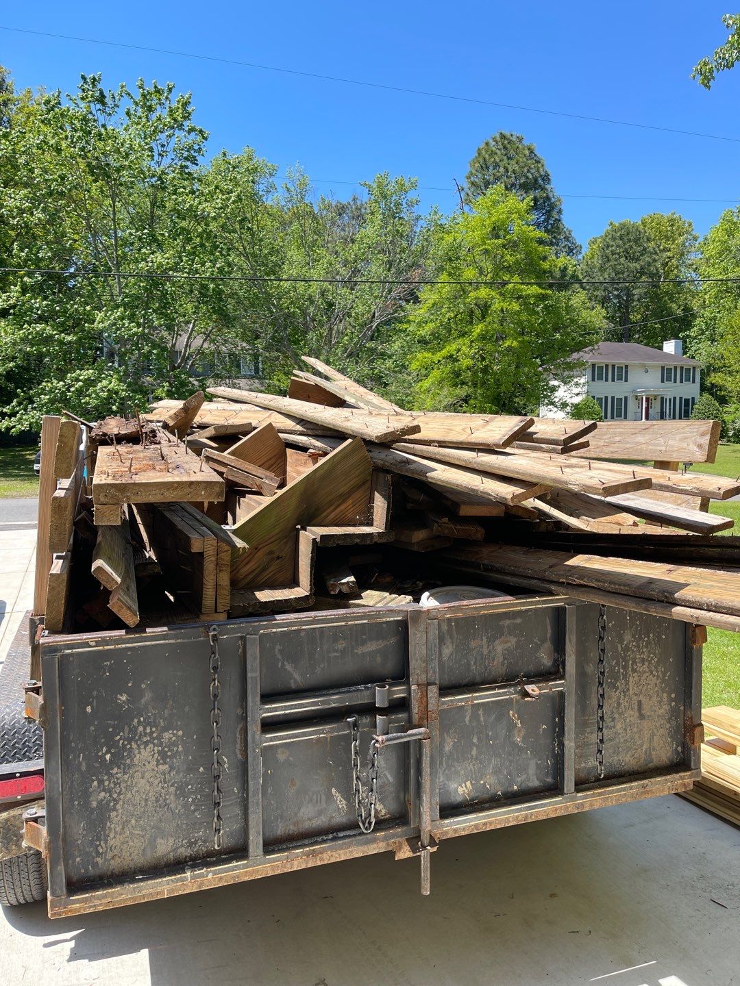 Oak Leaf Circle - Deck Installation  by Pillar and Pine
