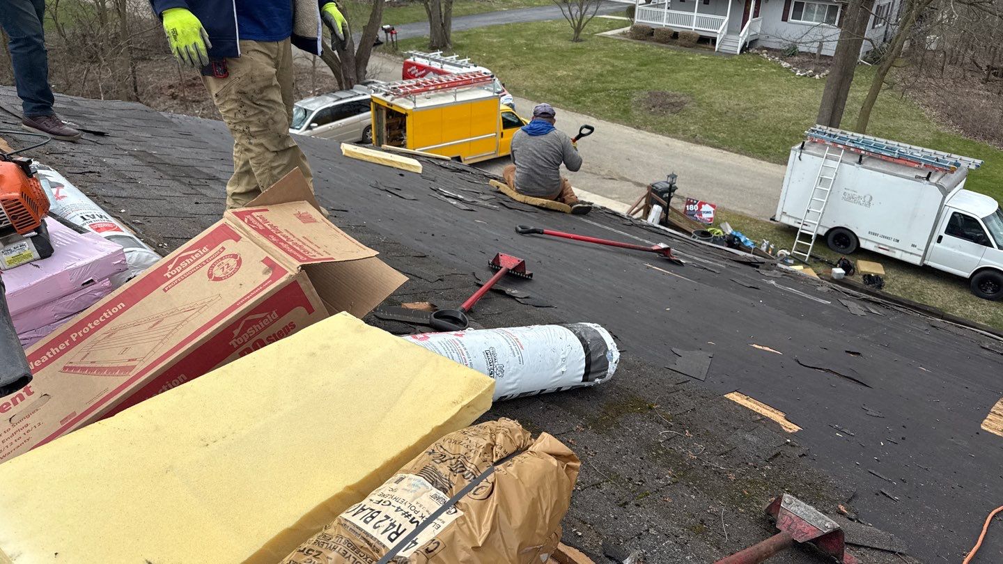Roof Replacement using Owens Corning Estate Gray by 180 Contractors