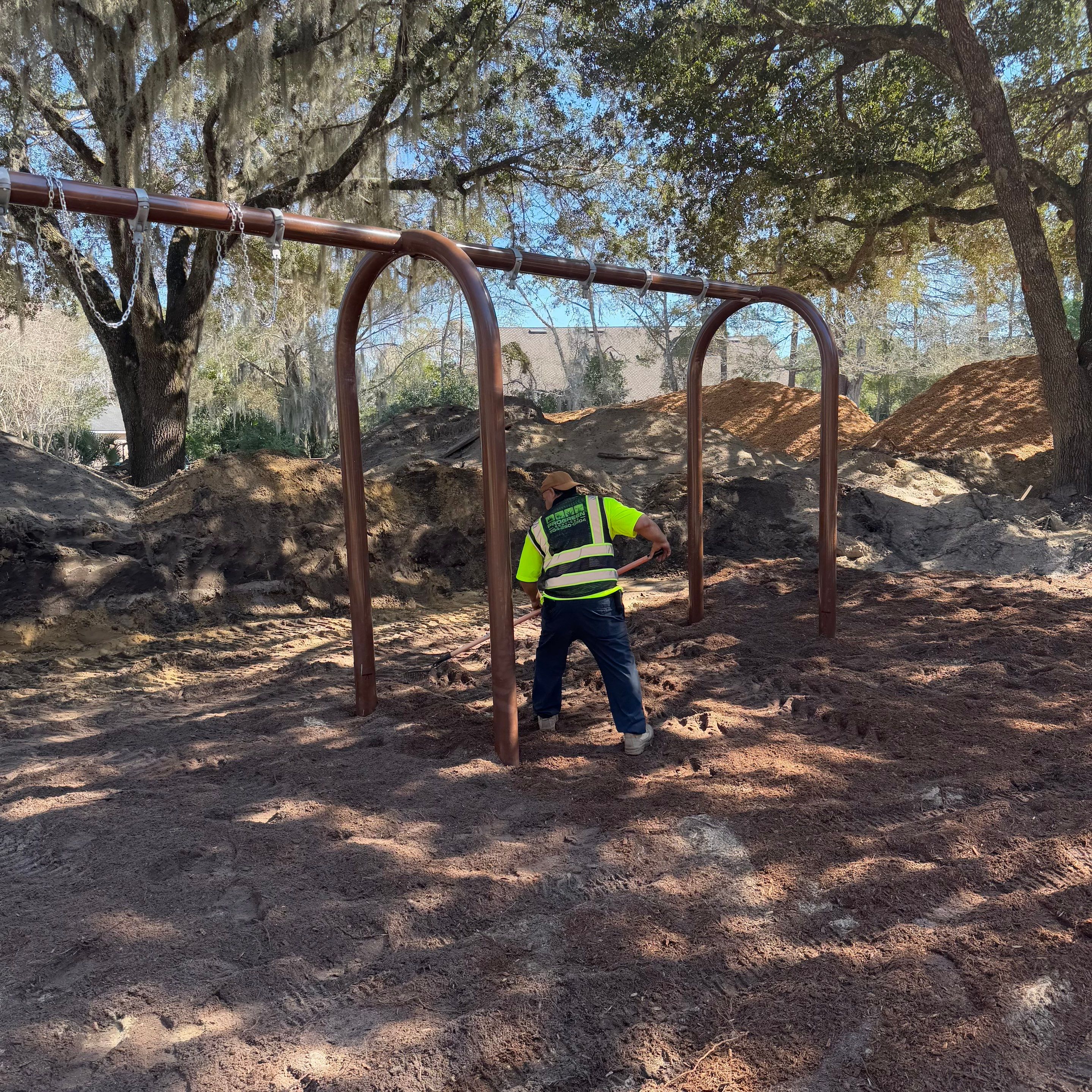 Volunteer Work | Deerwood Community Playground by ProGreen Services
