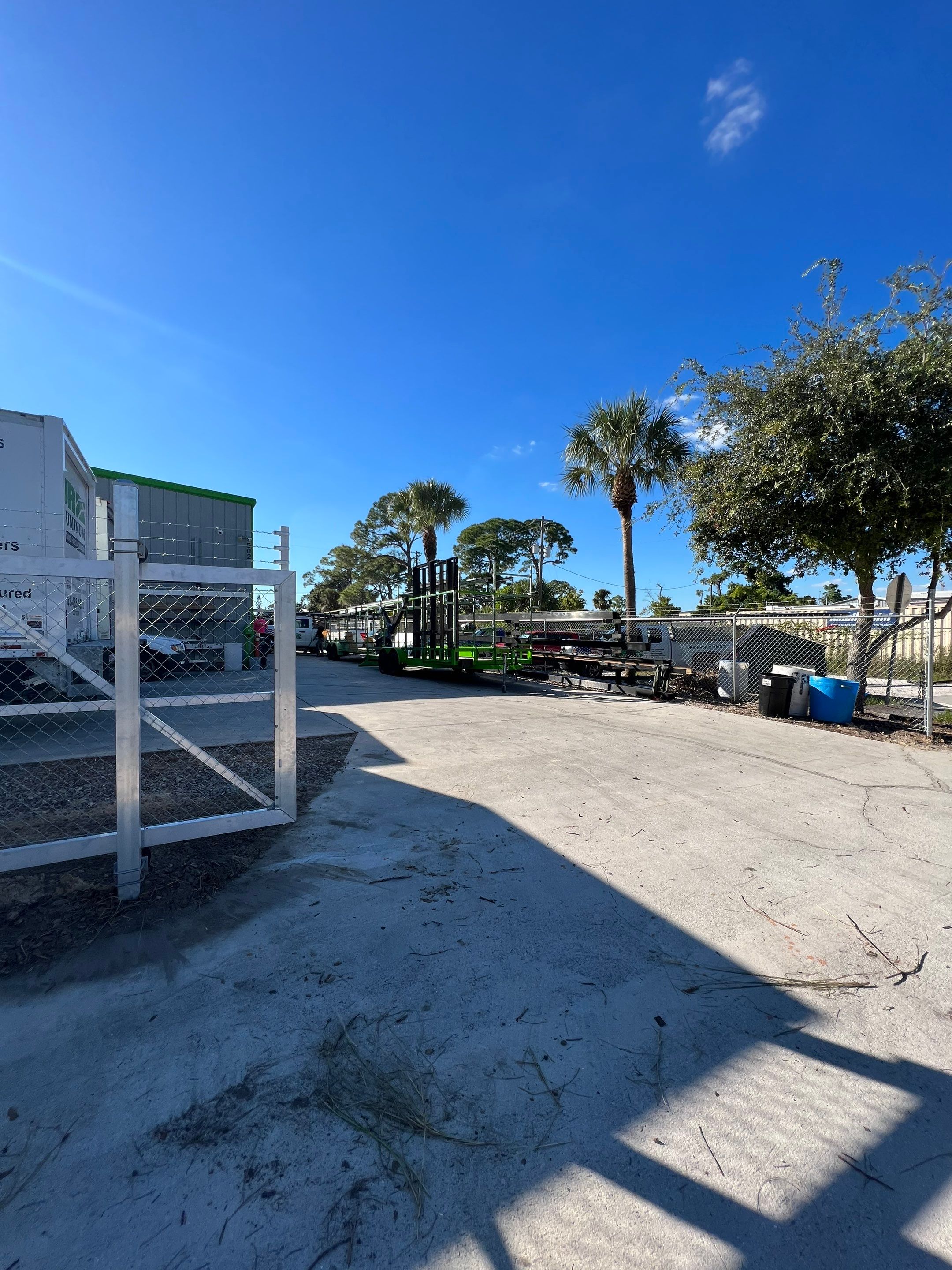 Commercial Fence Installation using Aluminum Estate Gate by Asap fence and gates, LLC