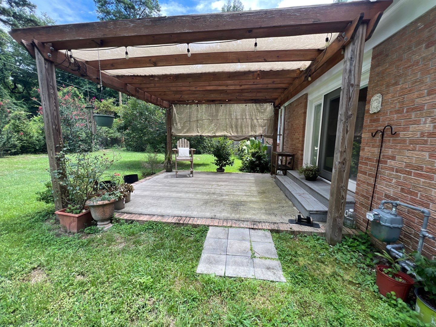 Porch Build using Trex Decking by Midlands Roofing & Exteriors