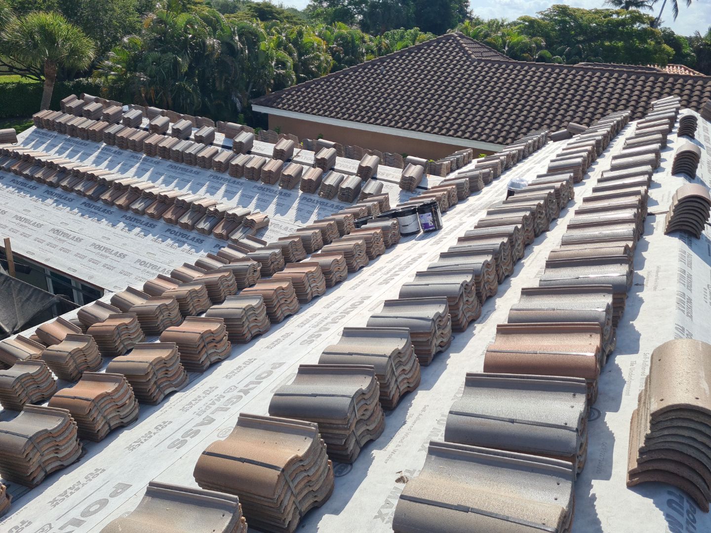 Residential Roofing Installation using Eagle Roofing Tile by BLUES BROTHERS ROOFING