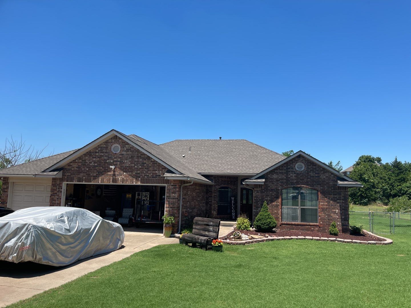 roof replacement in Choctaw by McCann's Roofing and Construction