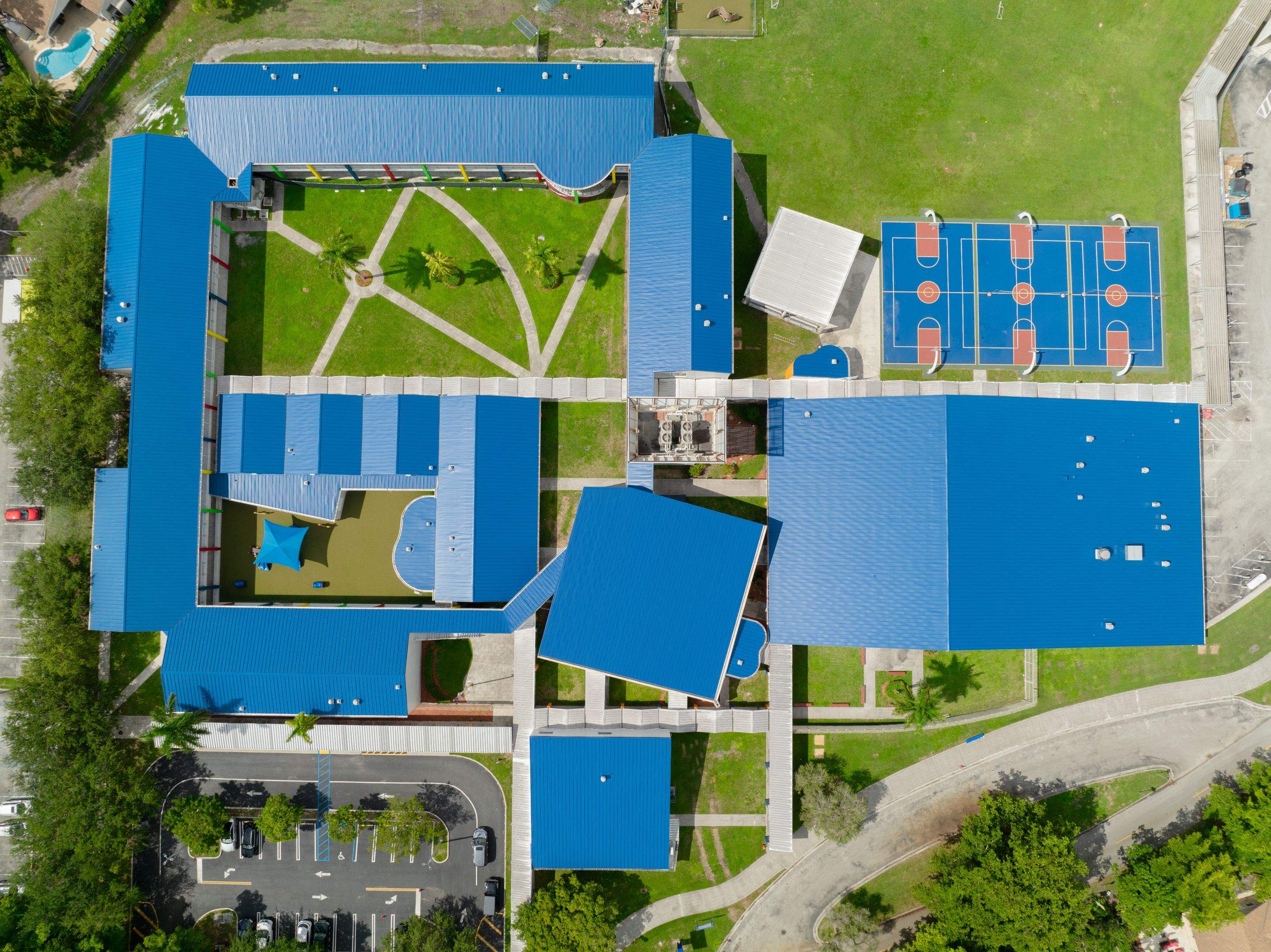 24ga 1.5" Mechanical Seam Slate Blue by Total Roofing System The Metal Roof Experts