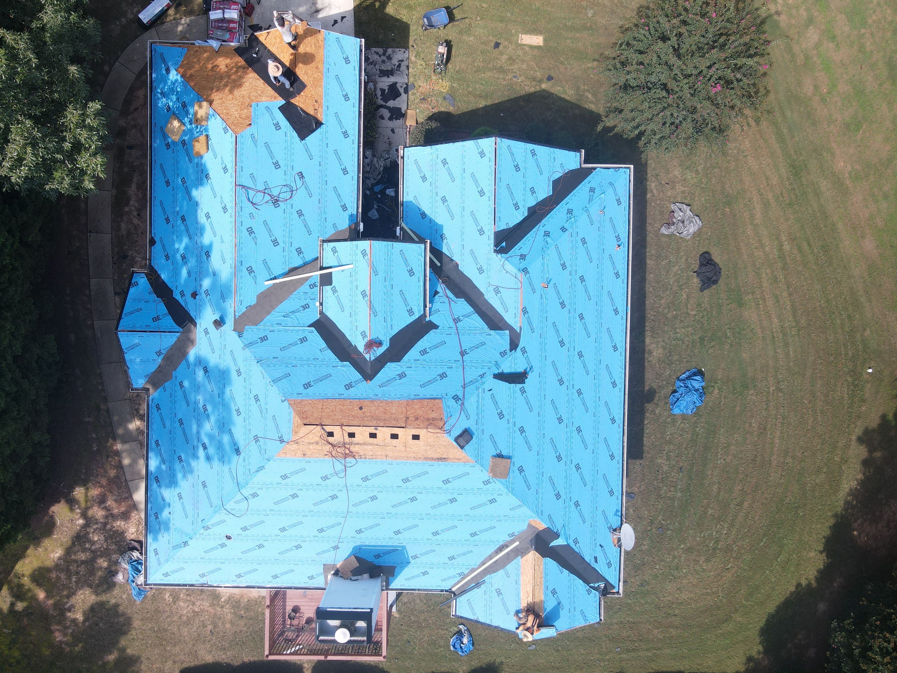 Residential Roofing Installation using GAF by Inspector Roofing and Restoration